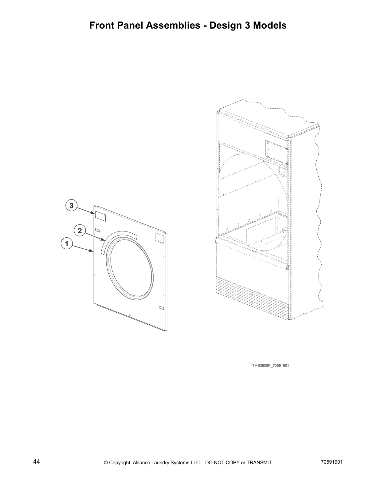 Front Panel Assemblies - Design 3 Models