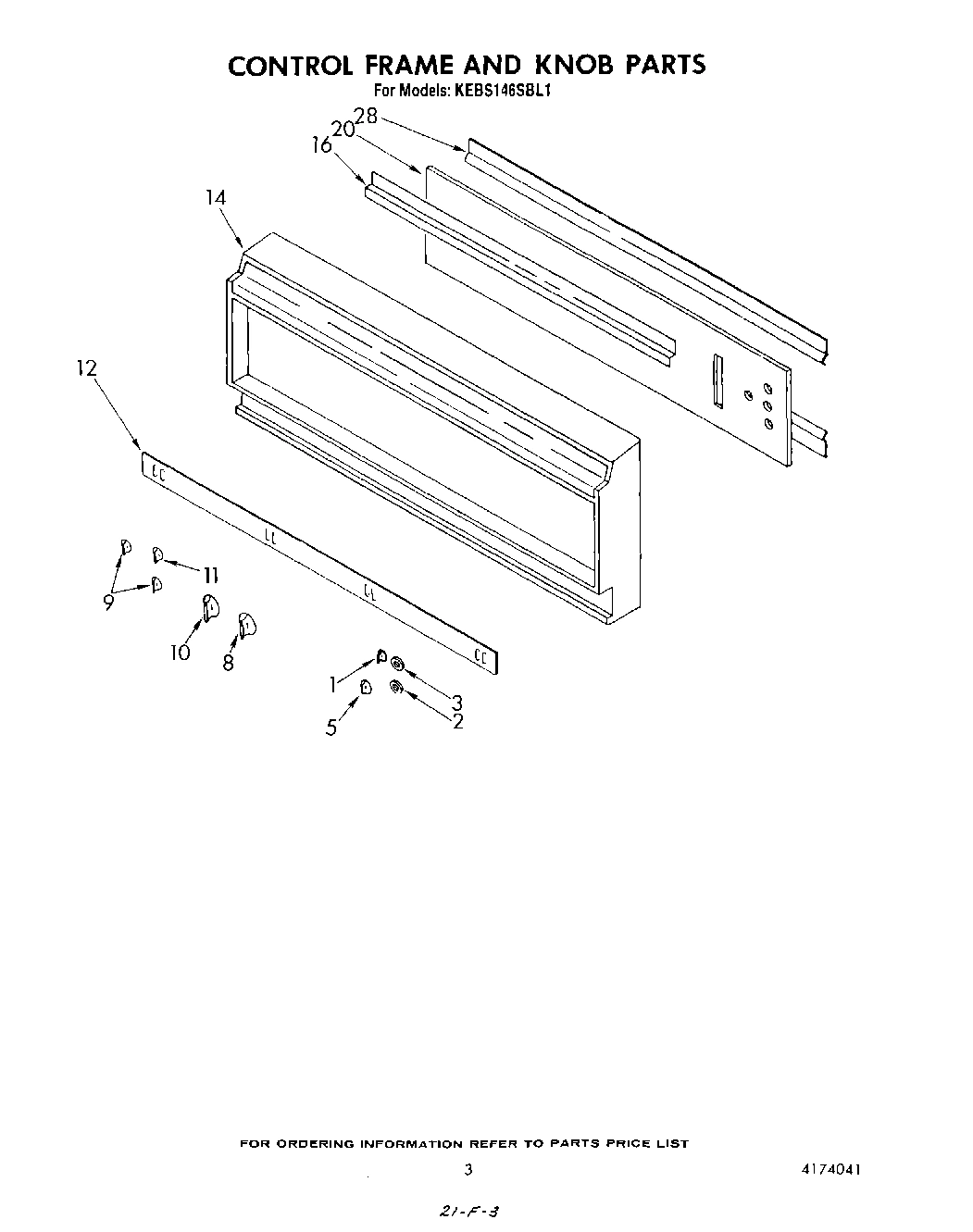 03 - CONTROL FRAME AND KNOB