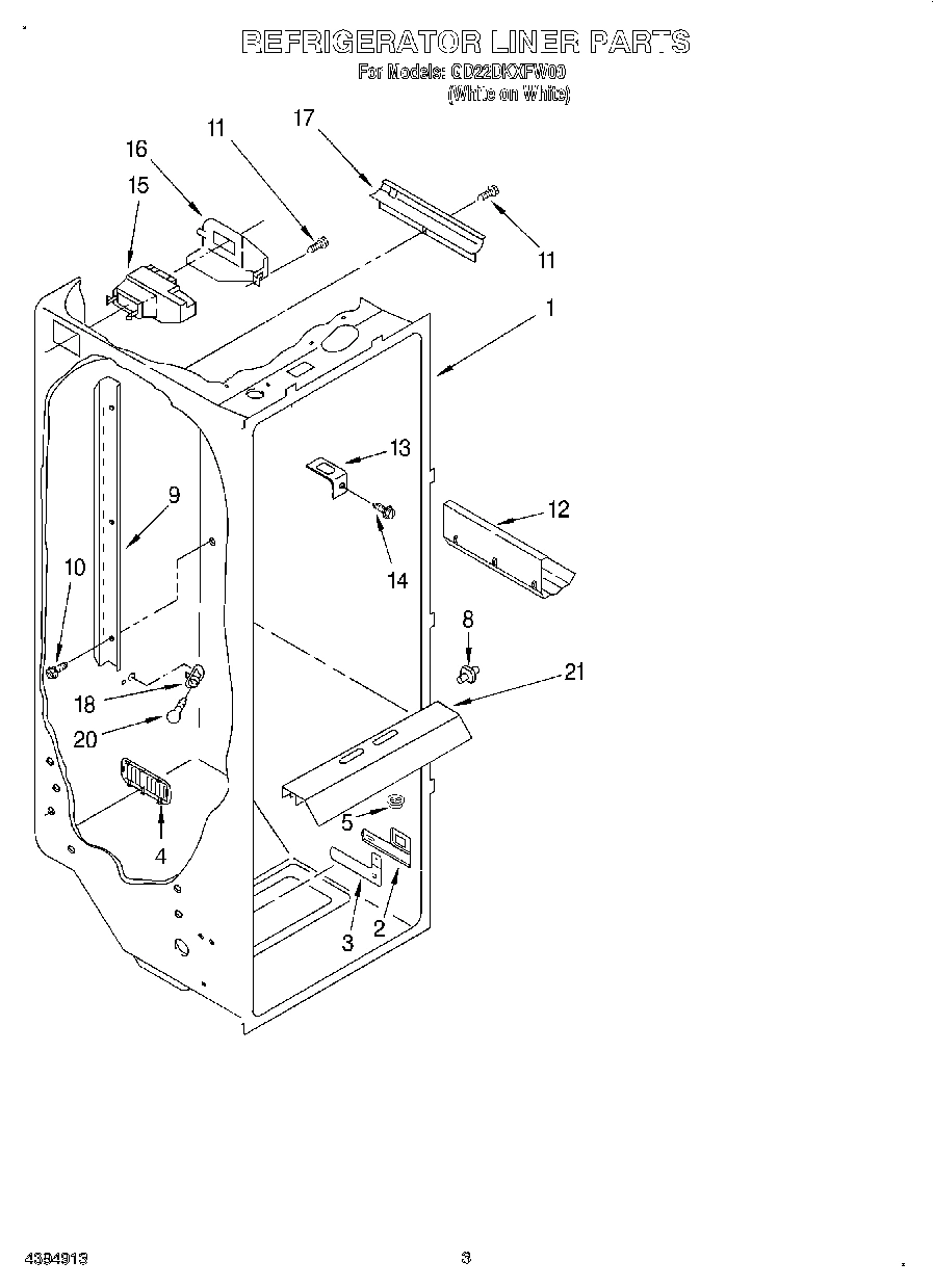 02 - REFRIGERATOR LINER