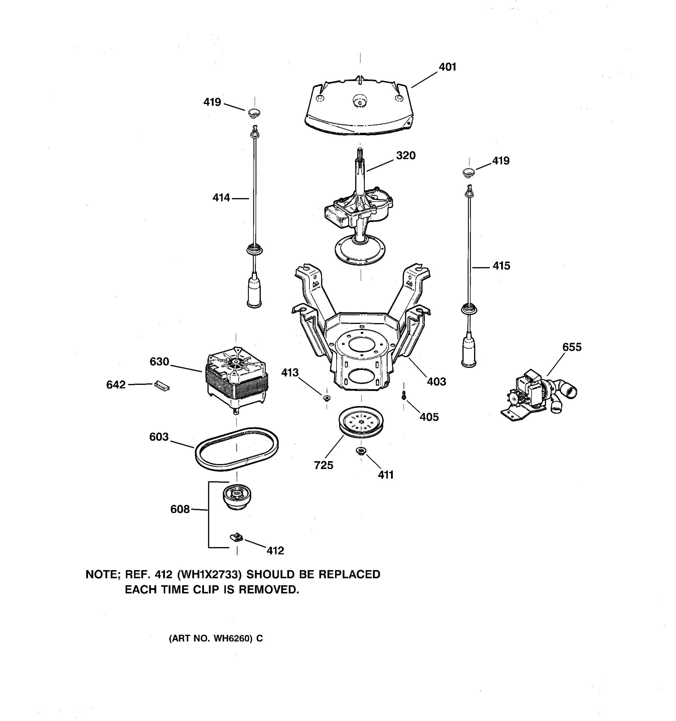 SUSPENSION, PUMP & DRIVE COMPONENTS
