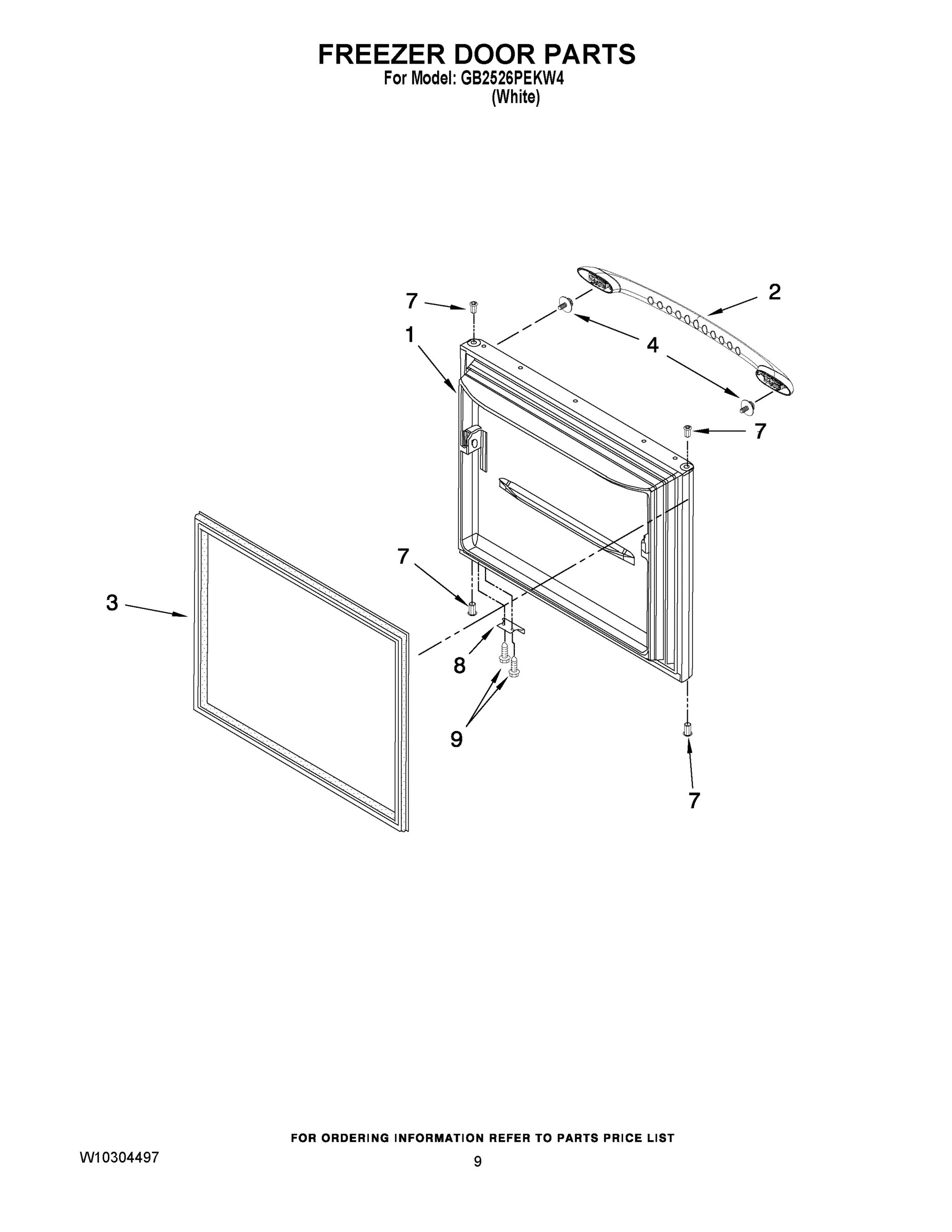 05 - FREEZER DOOR PARTS