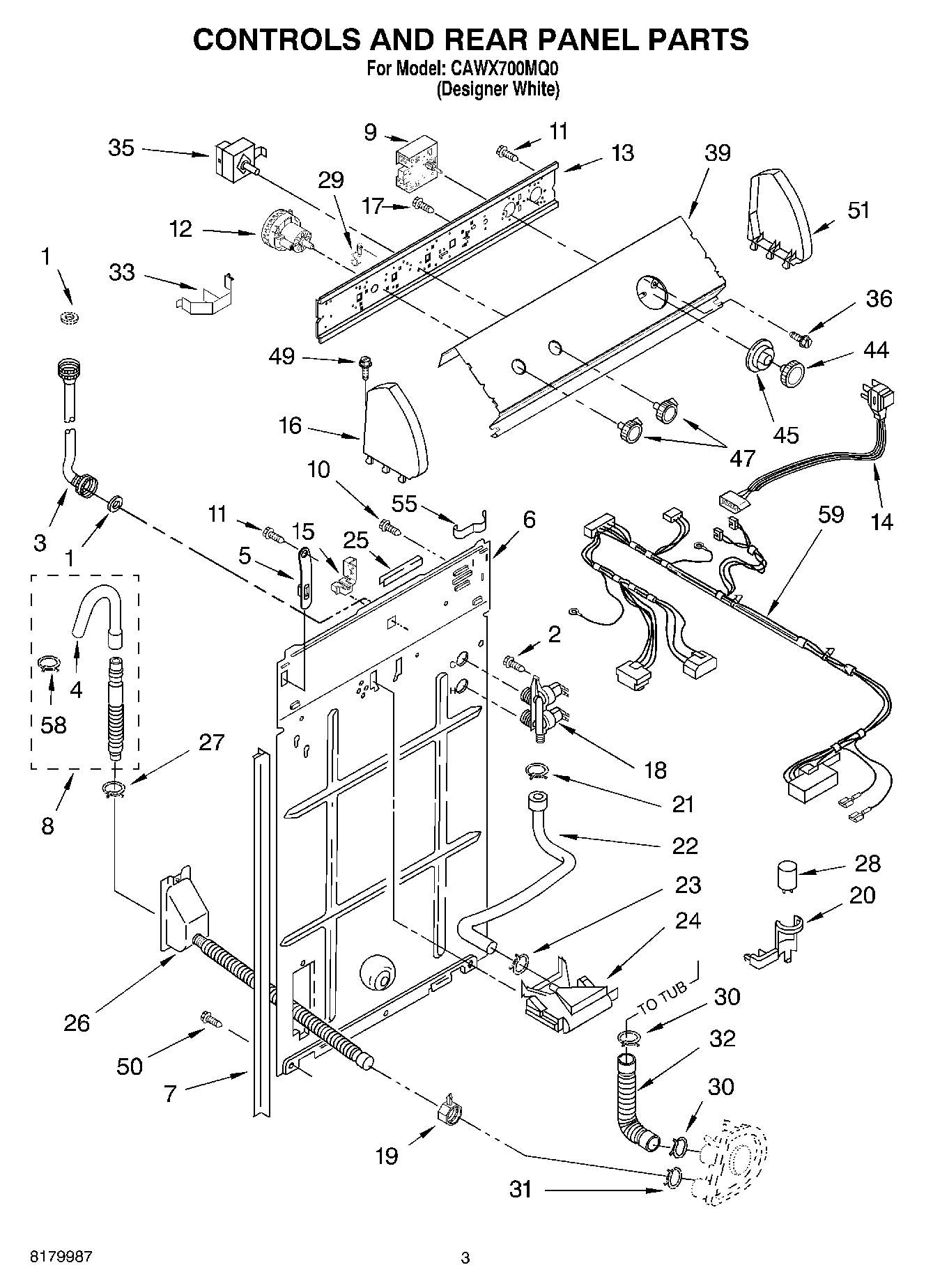 02 - CONTROL AND REAR PANEL PARTS