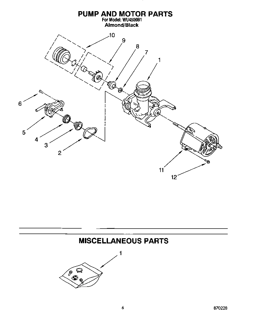 05 - PUMP AND MOTOR, MISCELLANEOUS