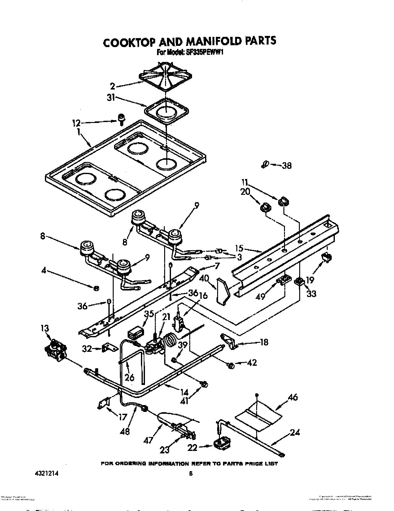 06 - COOKTOP AND MANIFOLD, LIT/OPTIONAL