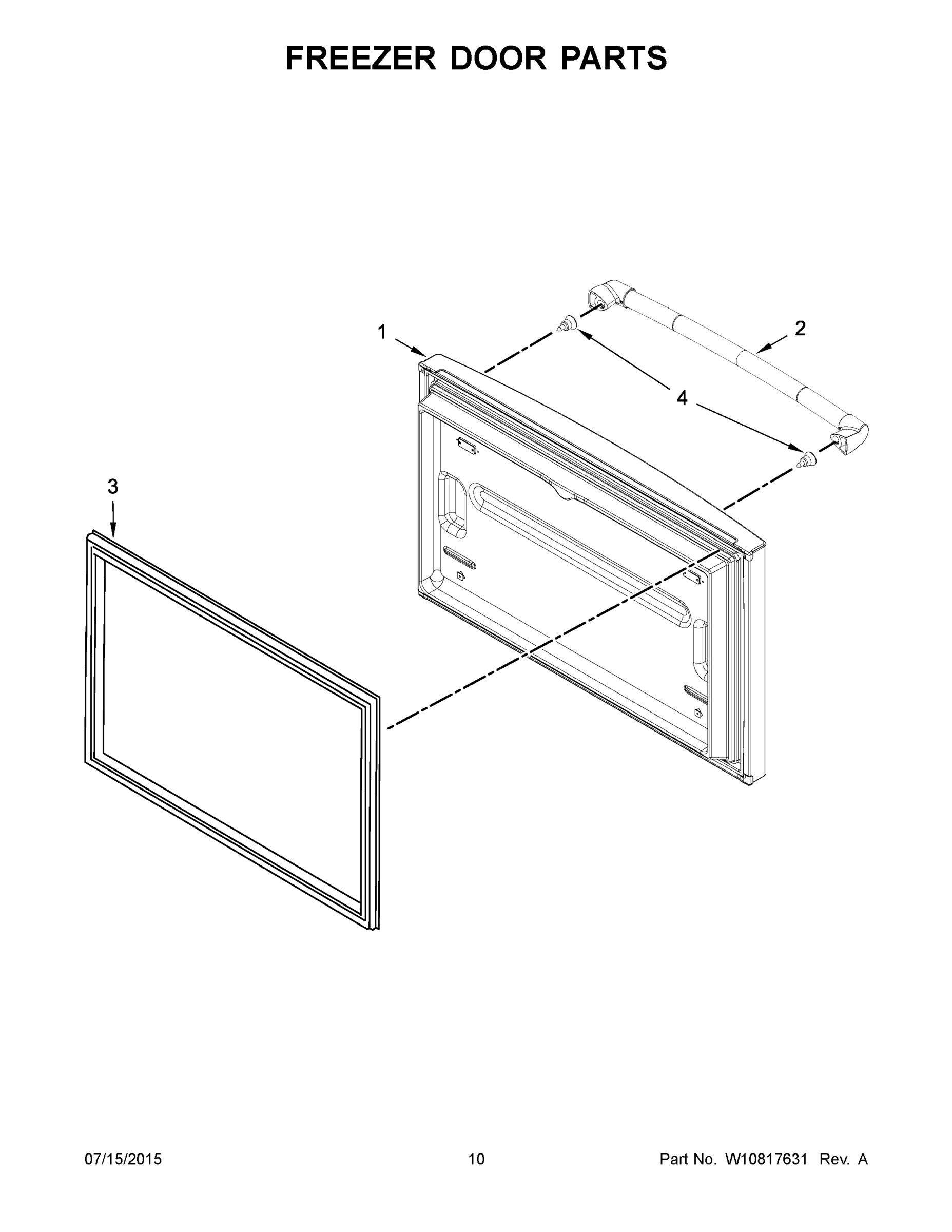 06 - FREEZER DOOR PARTS