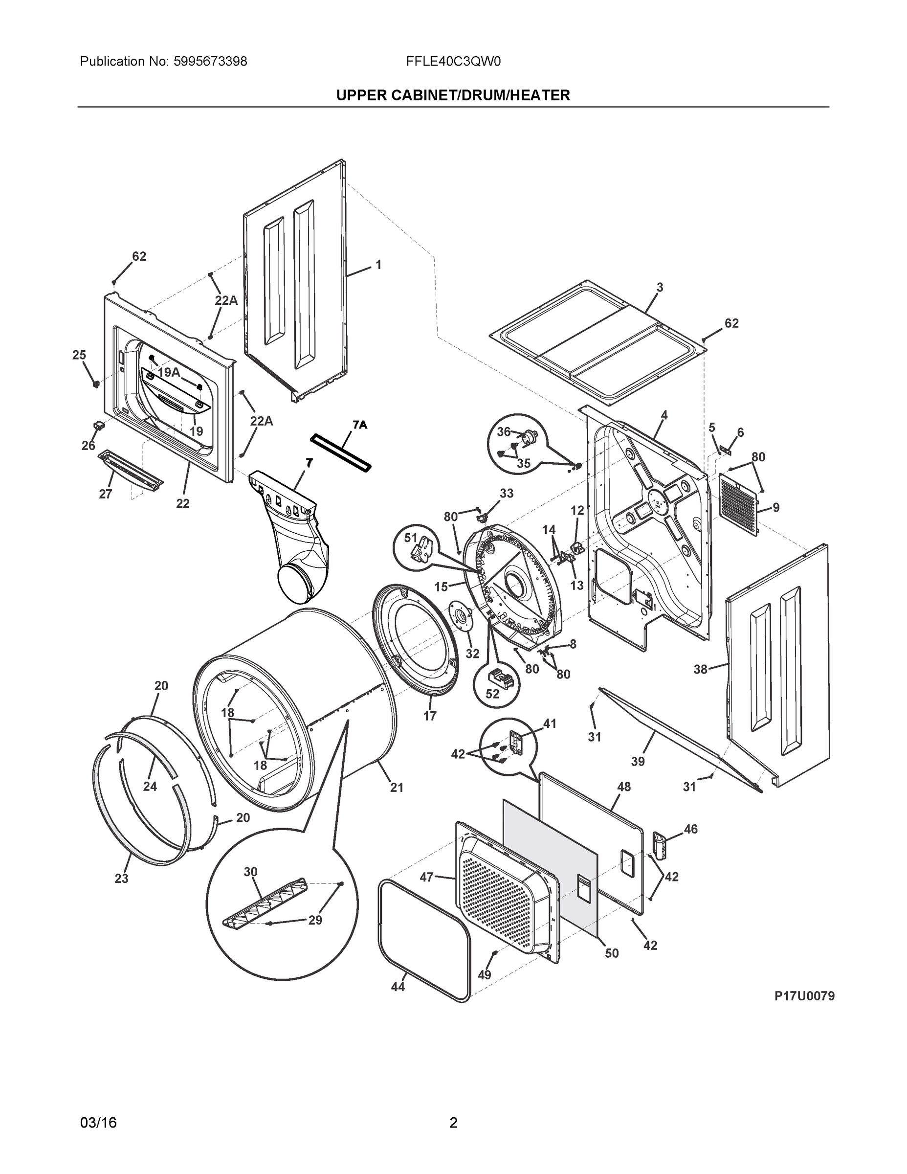 02 - UPPER CABINET/DRUM/HEATER