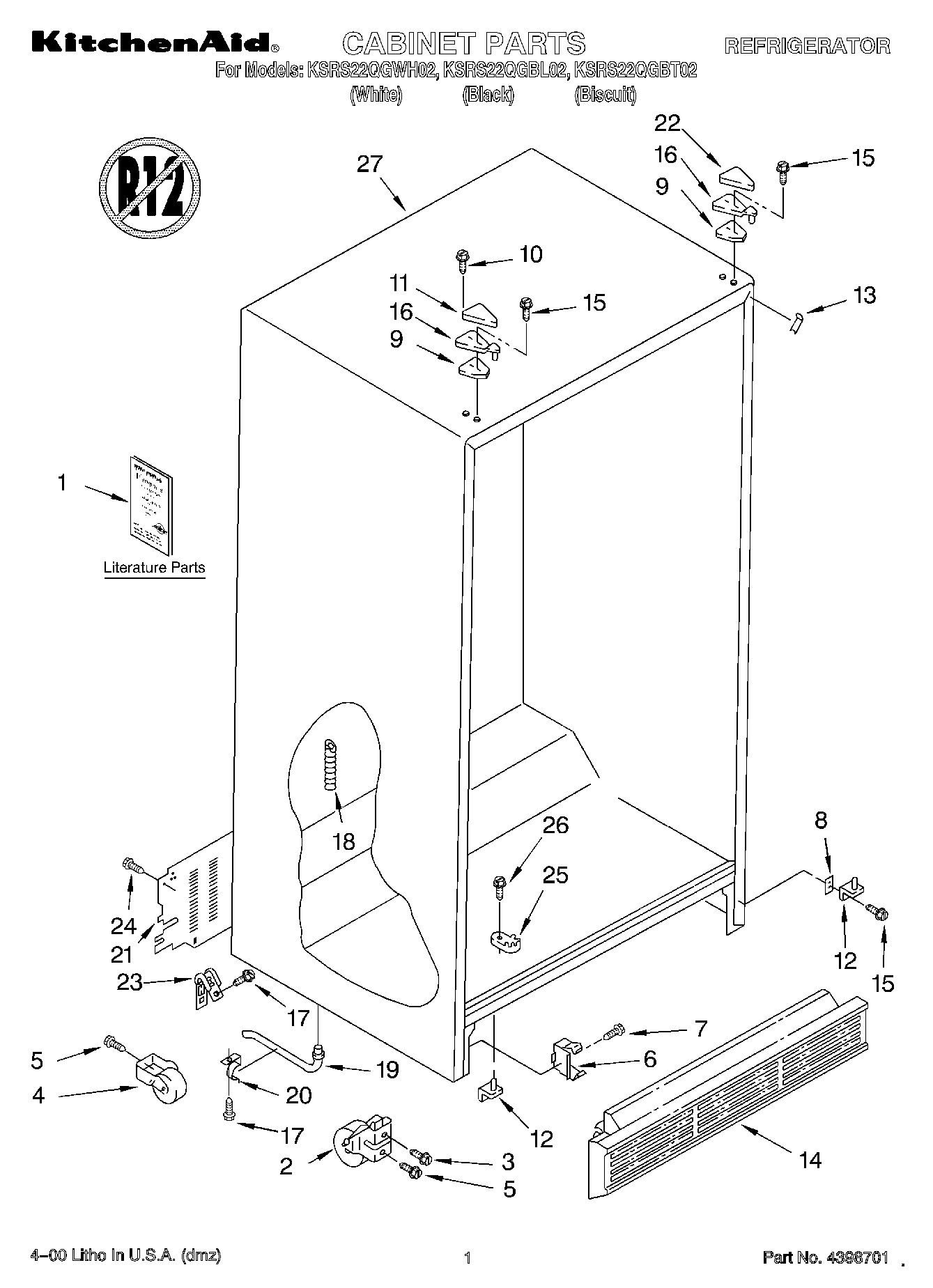 01 - CABINET, LITERATURE