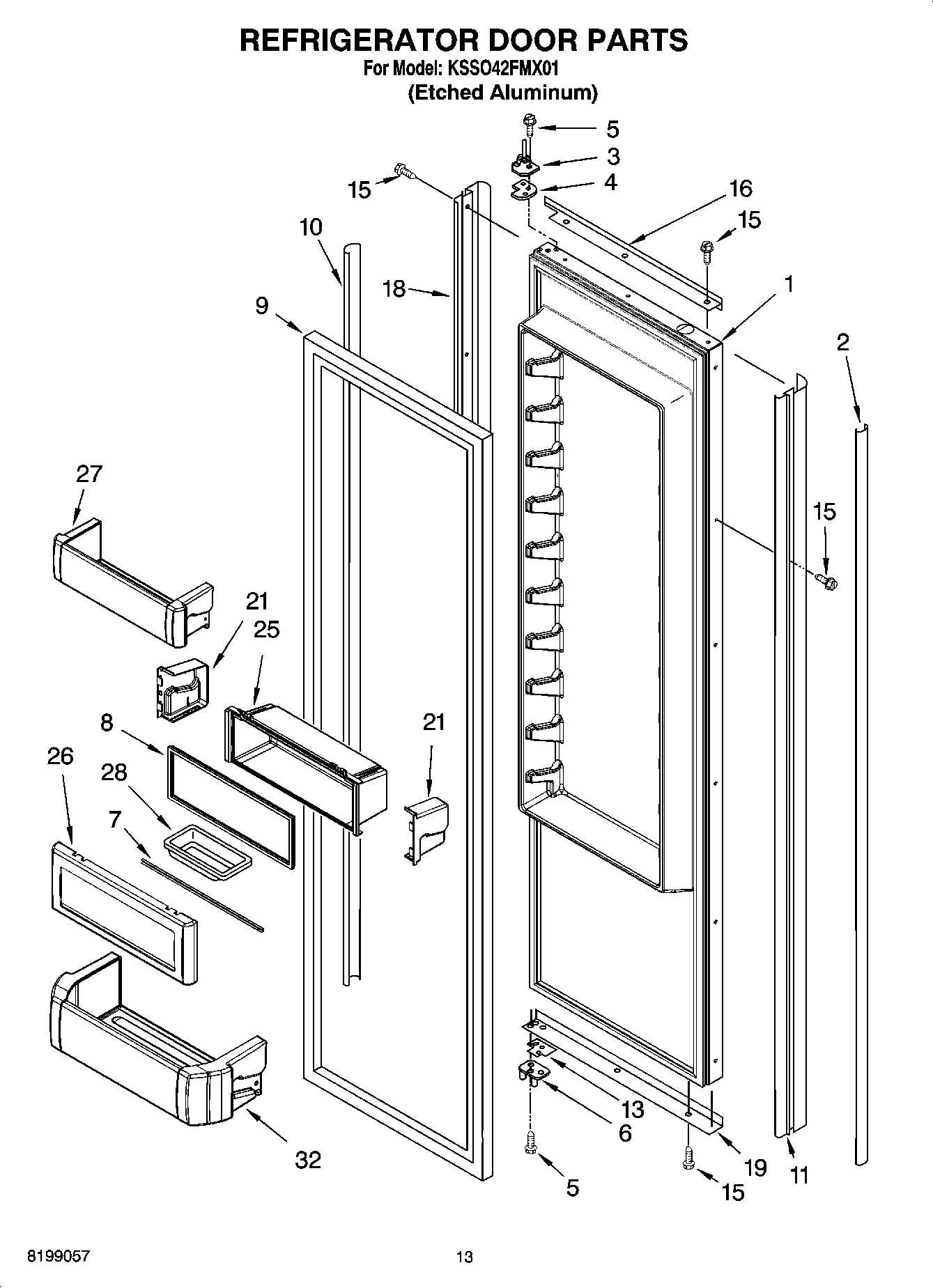 09 - REFRIGERATOR DOOR PARTS