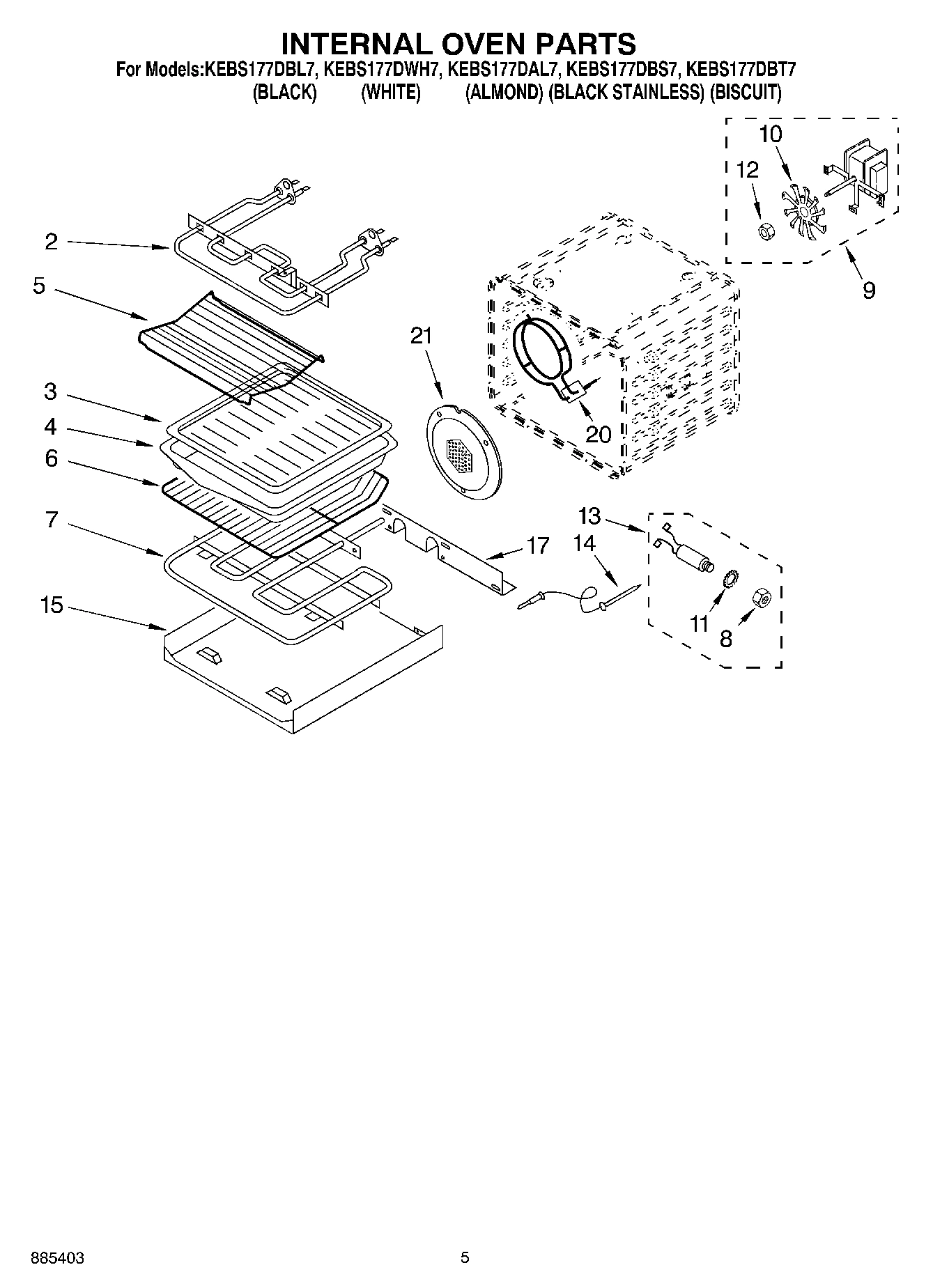 04 - INTERNAL OVEN PARTS