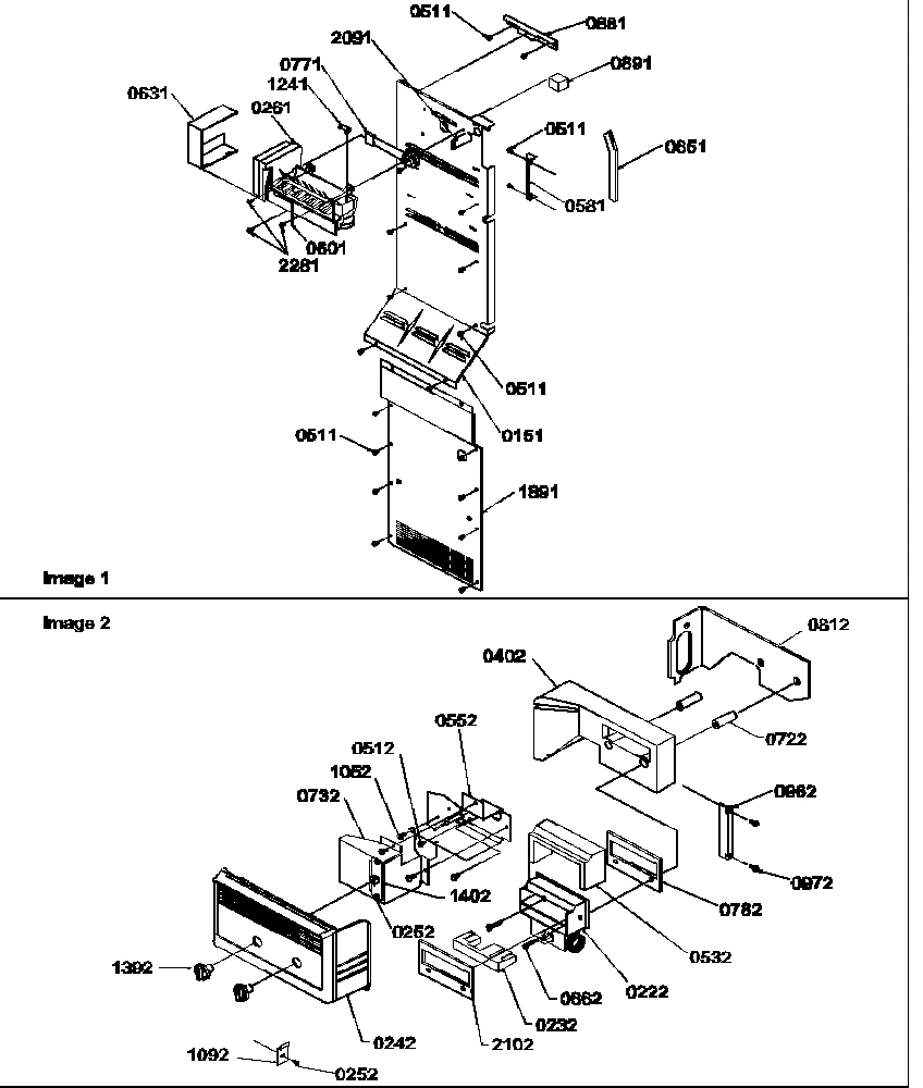 08 - ICE MAKER/CONTROL ASSY