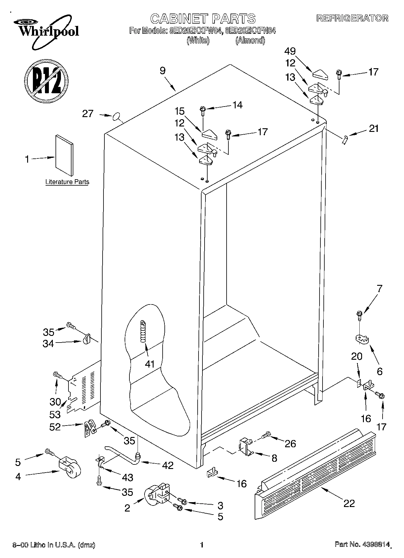 01 - CABINET, LITERATURE
