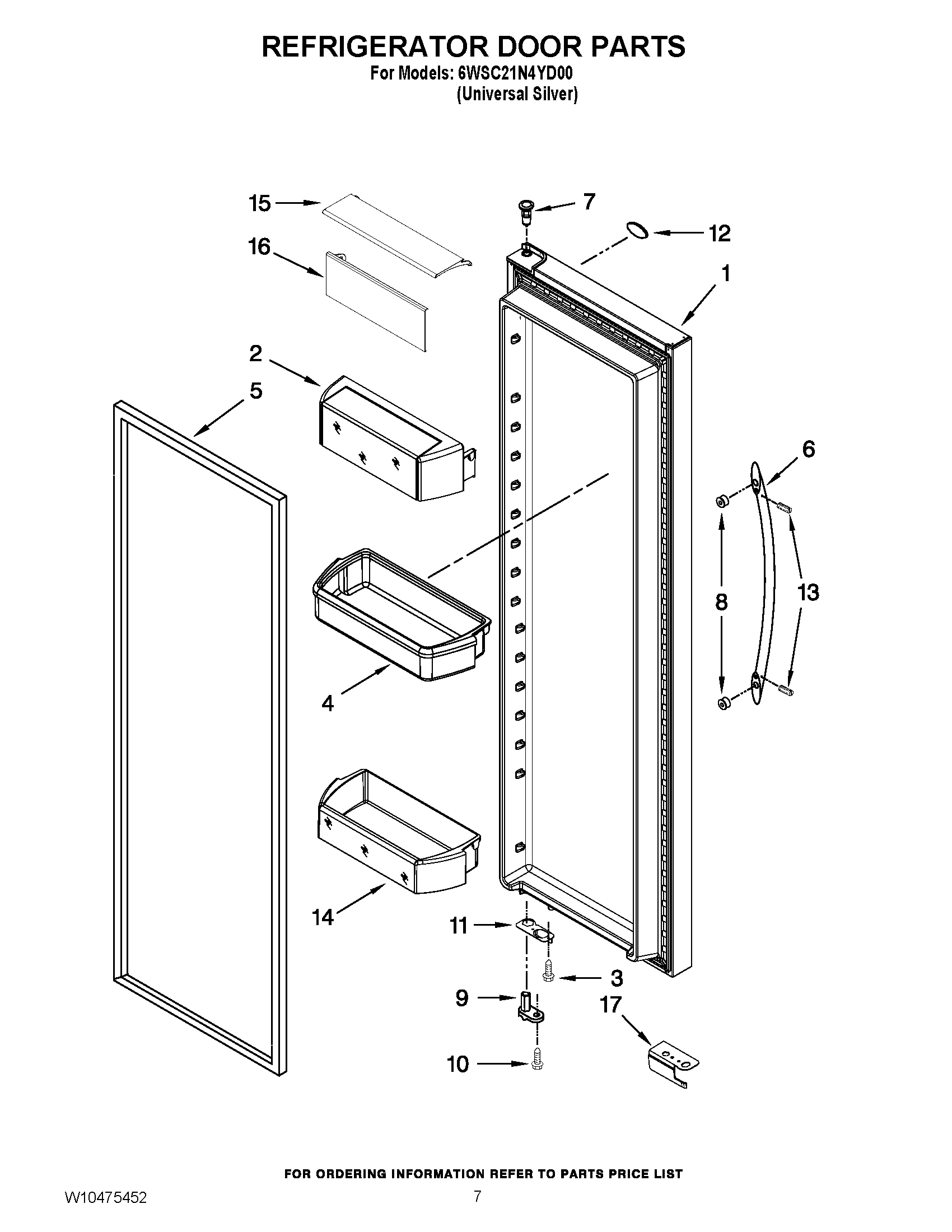 05 - REFRIGERATOR DOOR PARTS
