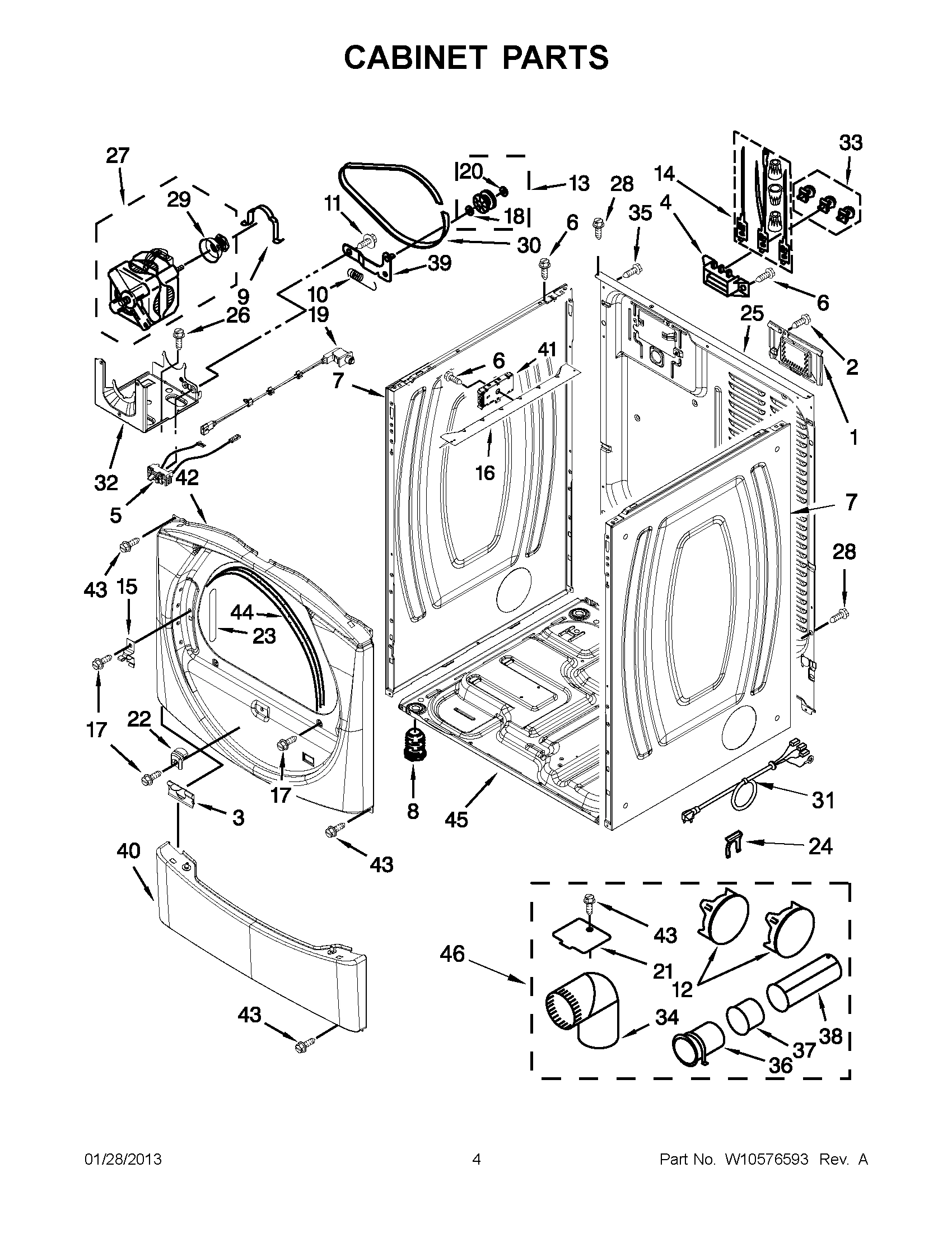 02 - CABINET PARTS