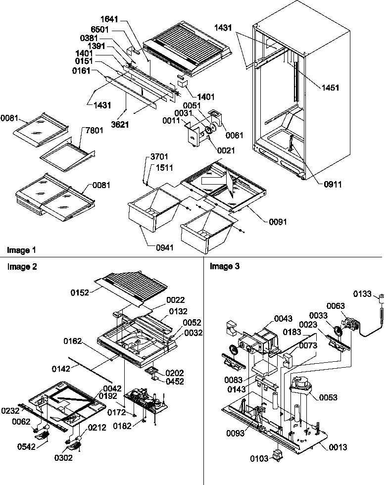 06 - INTERIOR CABINET/DRAIN BLOCK & CTRL ASSY