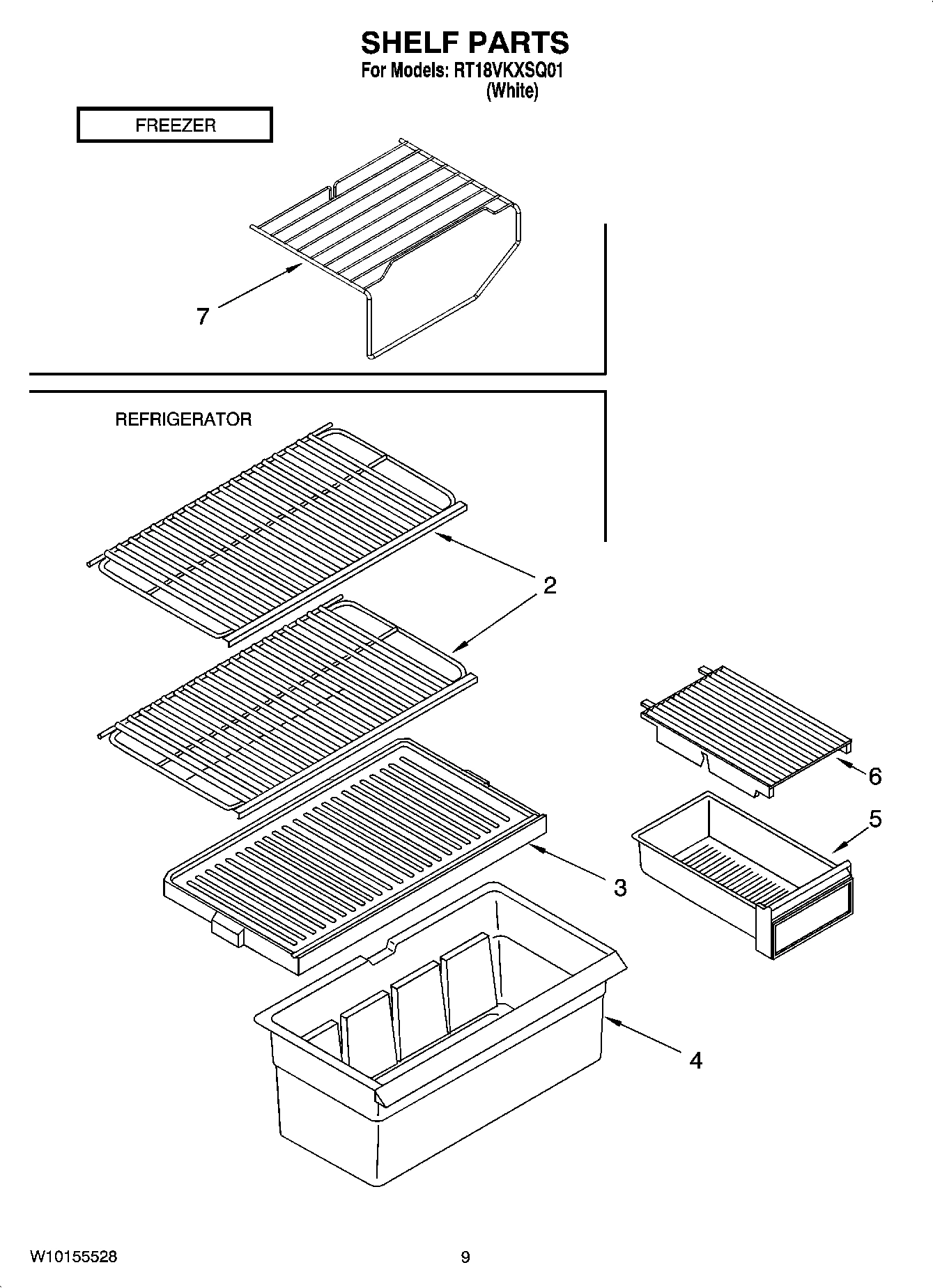 05 - SHELF PARTS, OPTIONAL PARTS