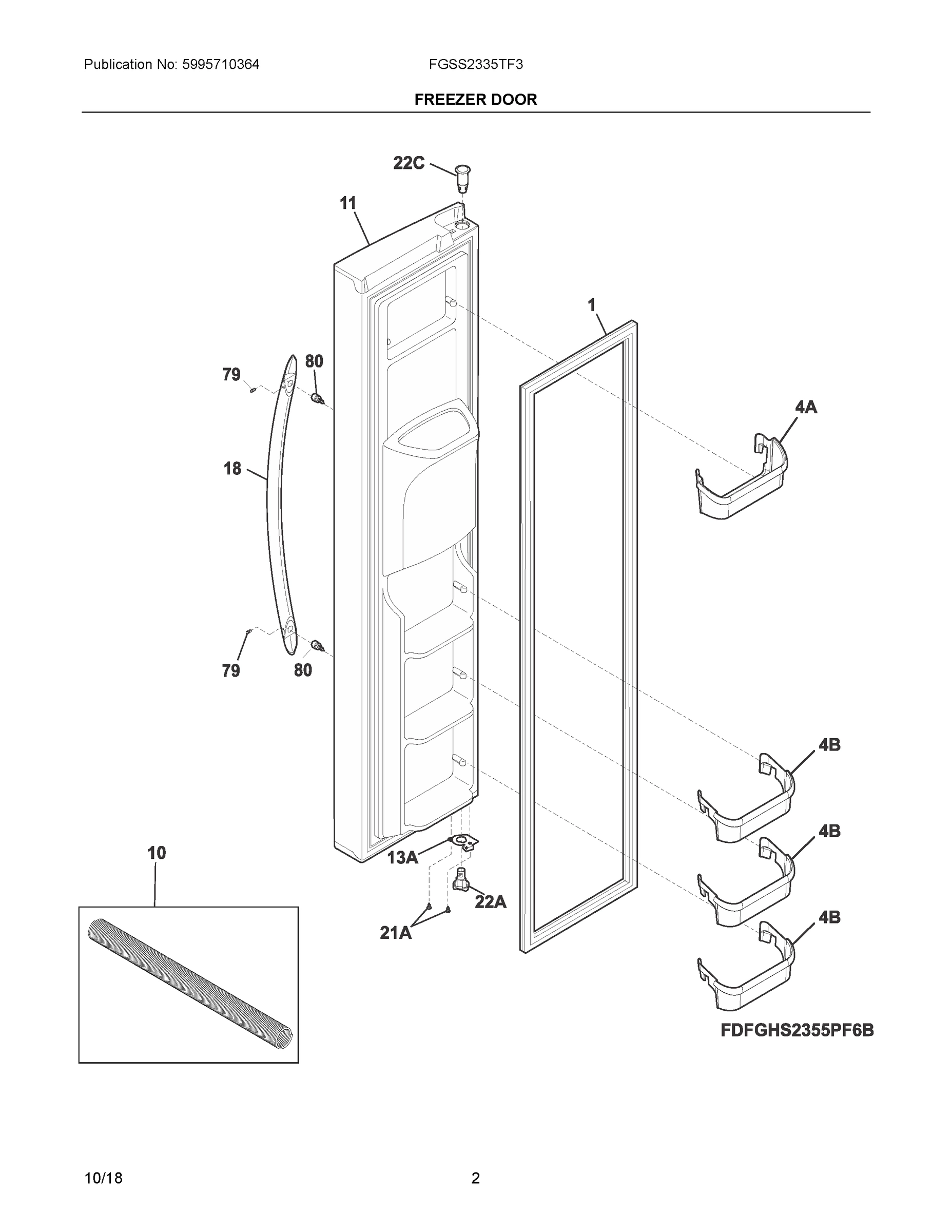 02 - FREEZER DOOR