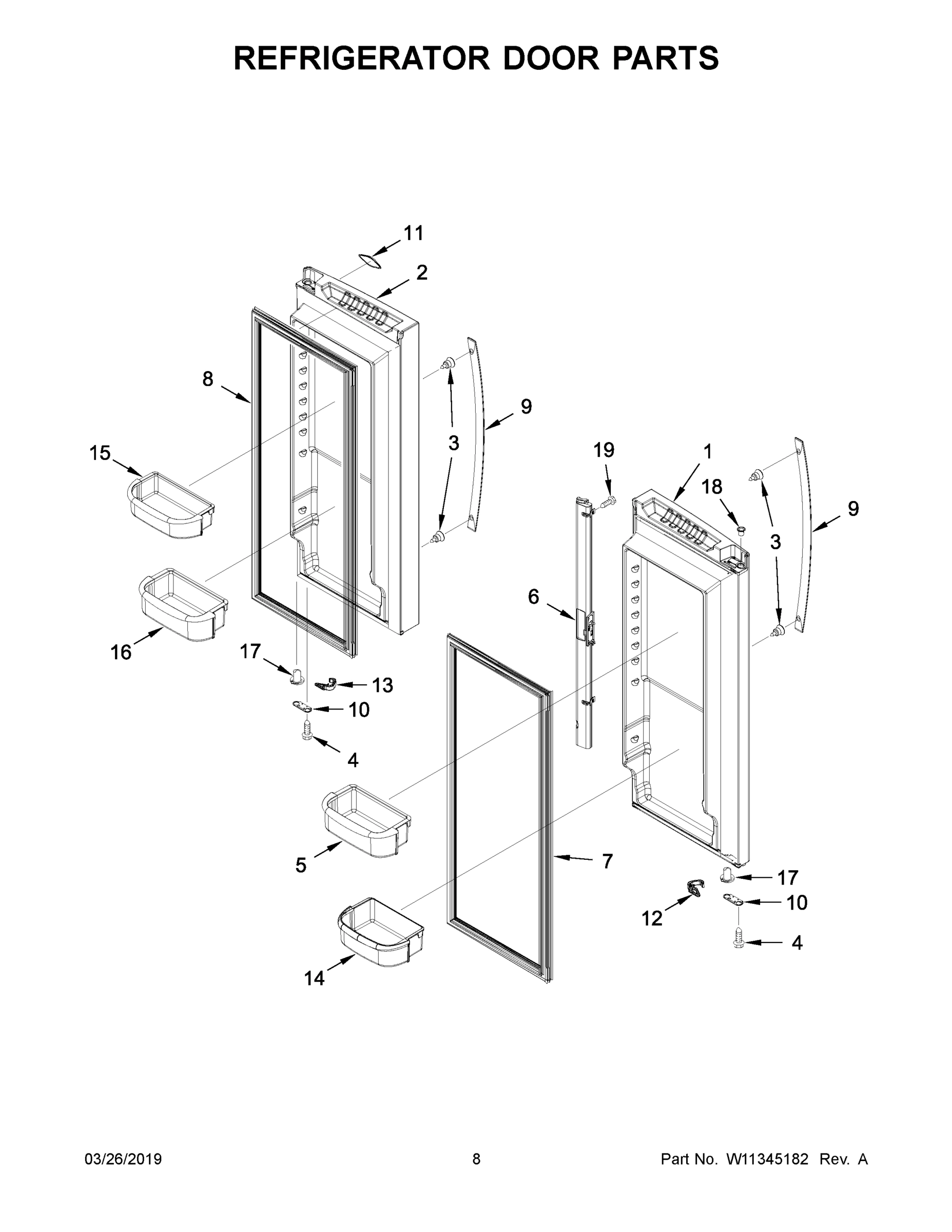 05 - REFRIGERATOR DOOR PARTS