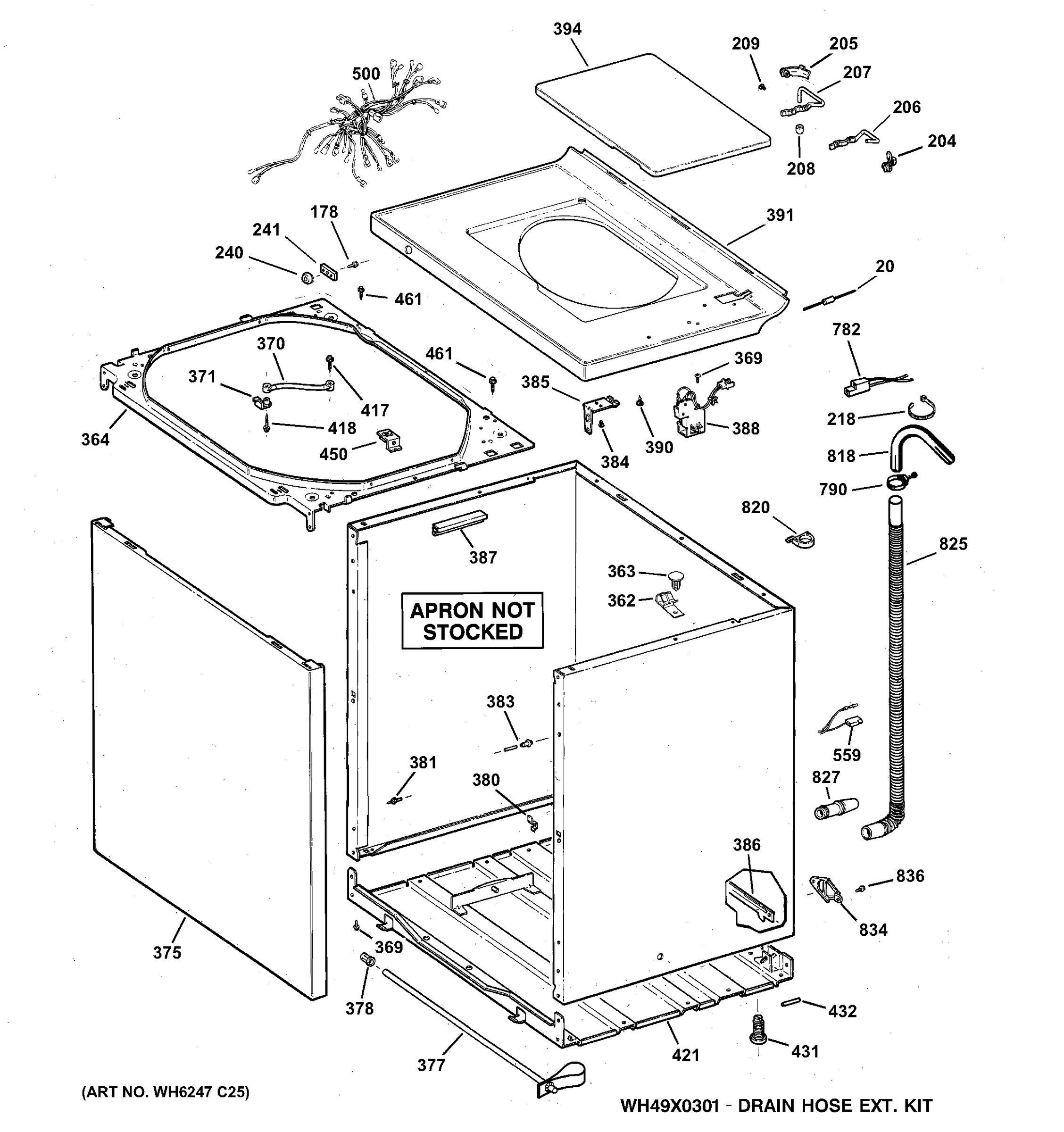 CABINET, COVER & FRONT PANEL