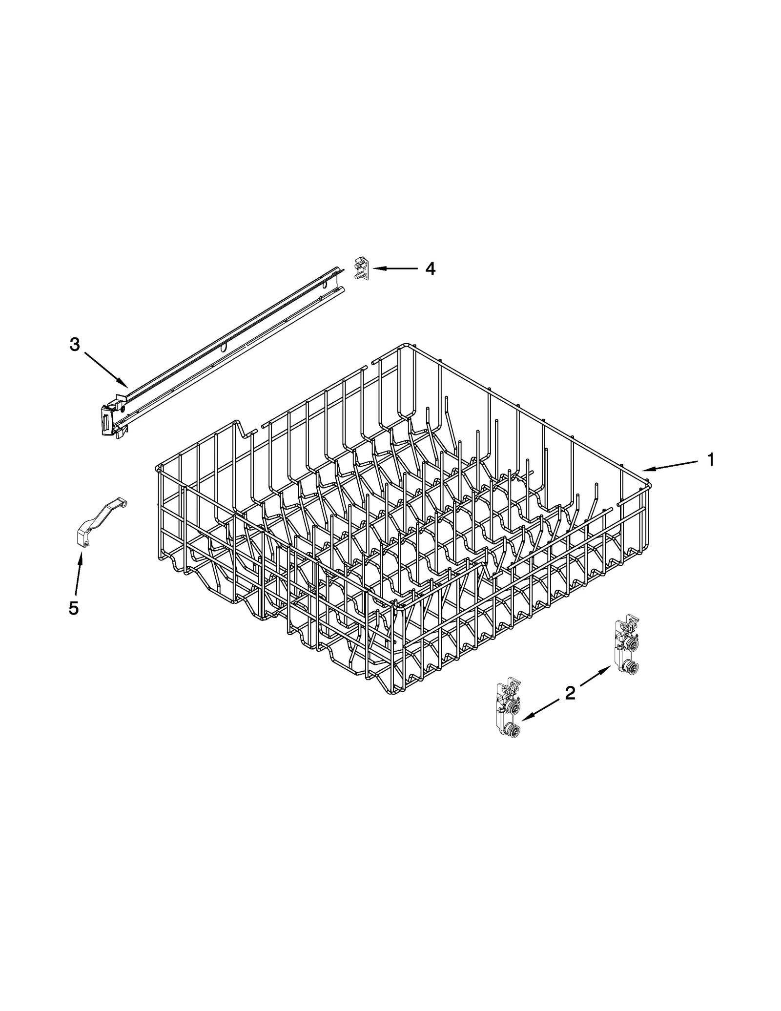 UPPER RACK AND TRACK PARTS