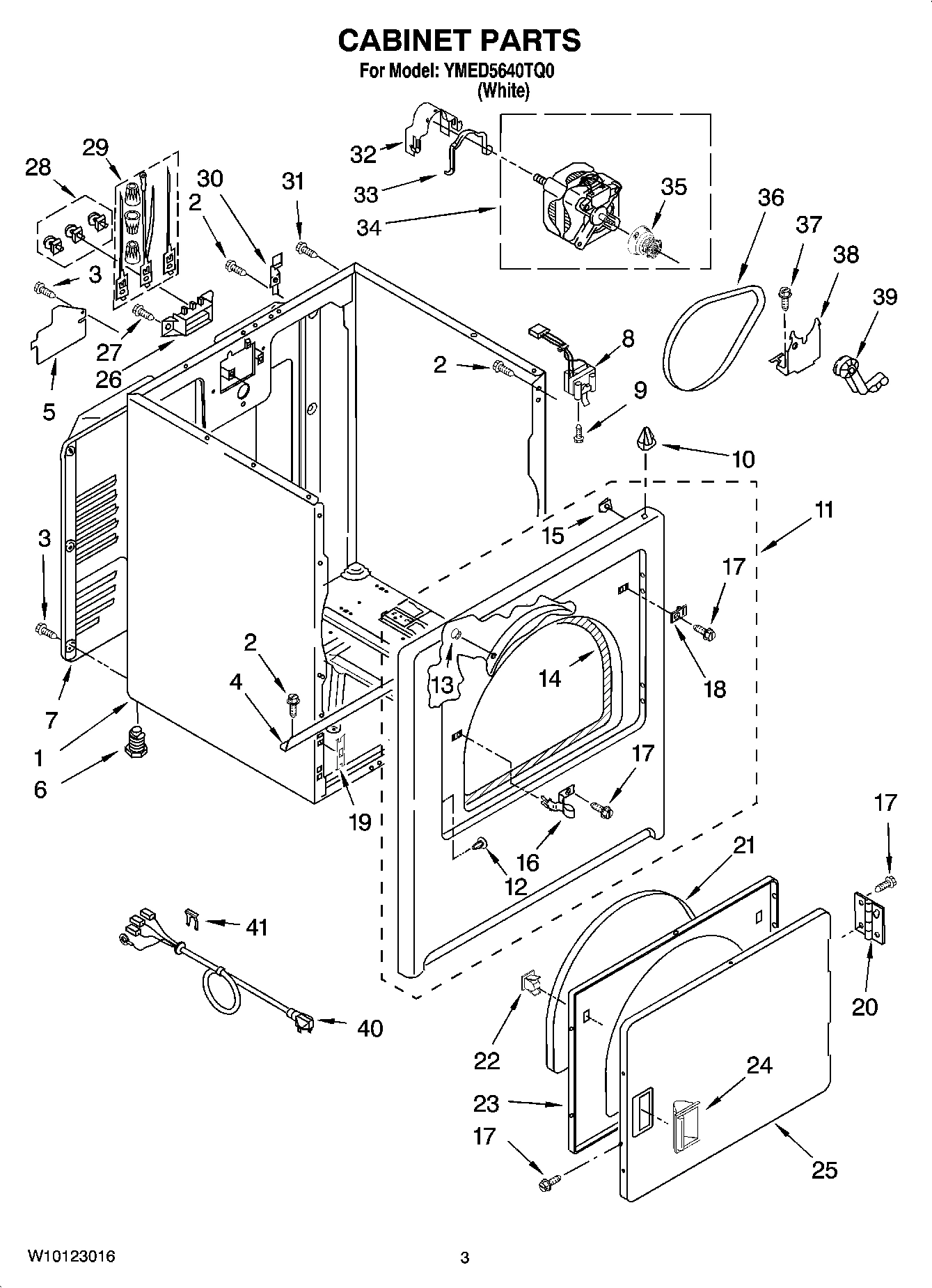 02 - CABINET PARTS