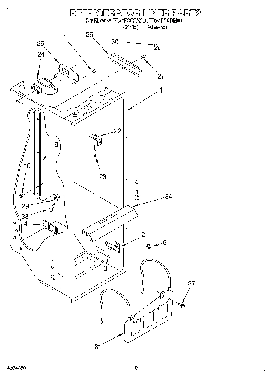 02 - REFRIGERATOR LINER