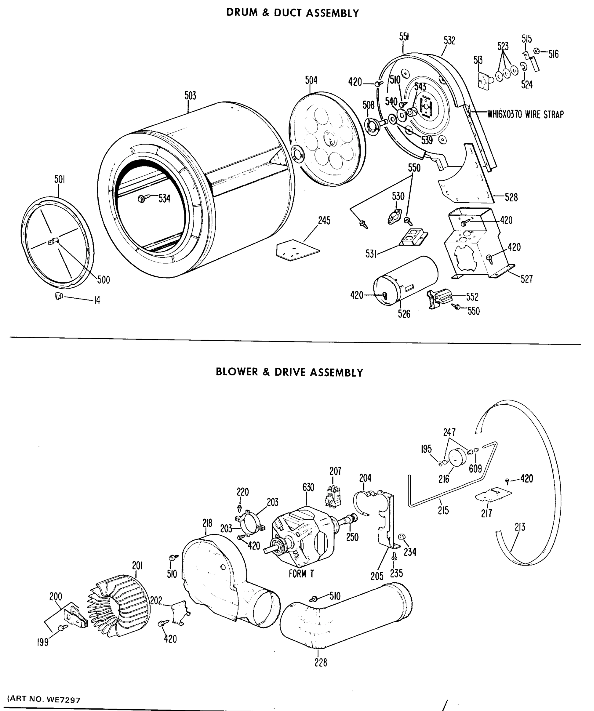 DRUM & DUCT ASSEMBLY