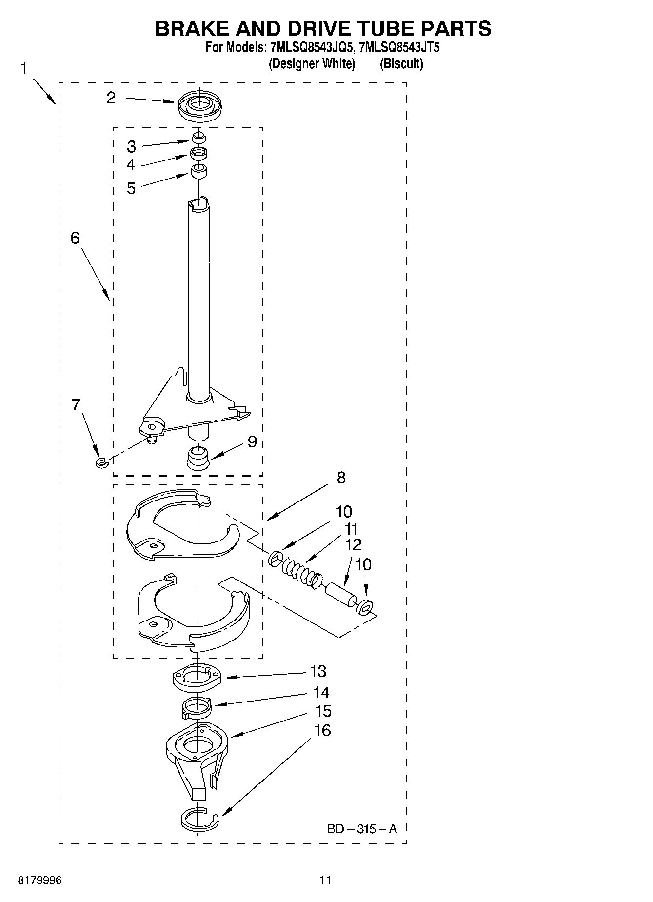 07 - BRAKE AND DRIVE TUBE PARTS