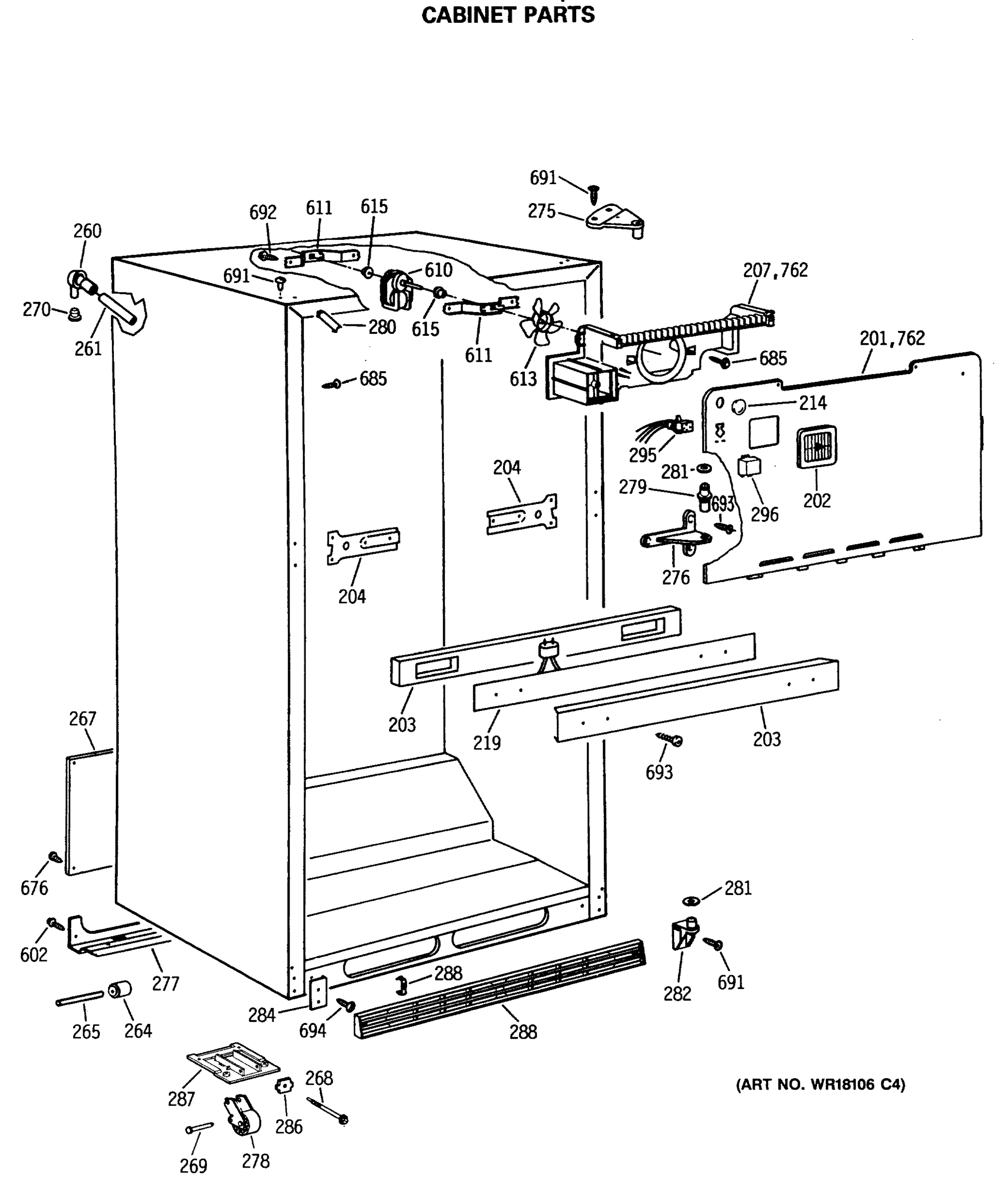 CABINET PARTS