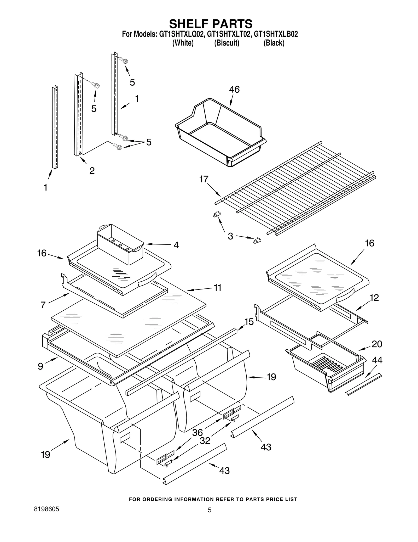 SHELF PARTS