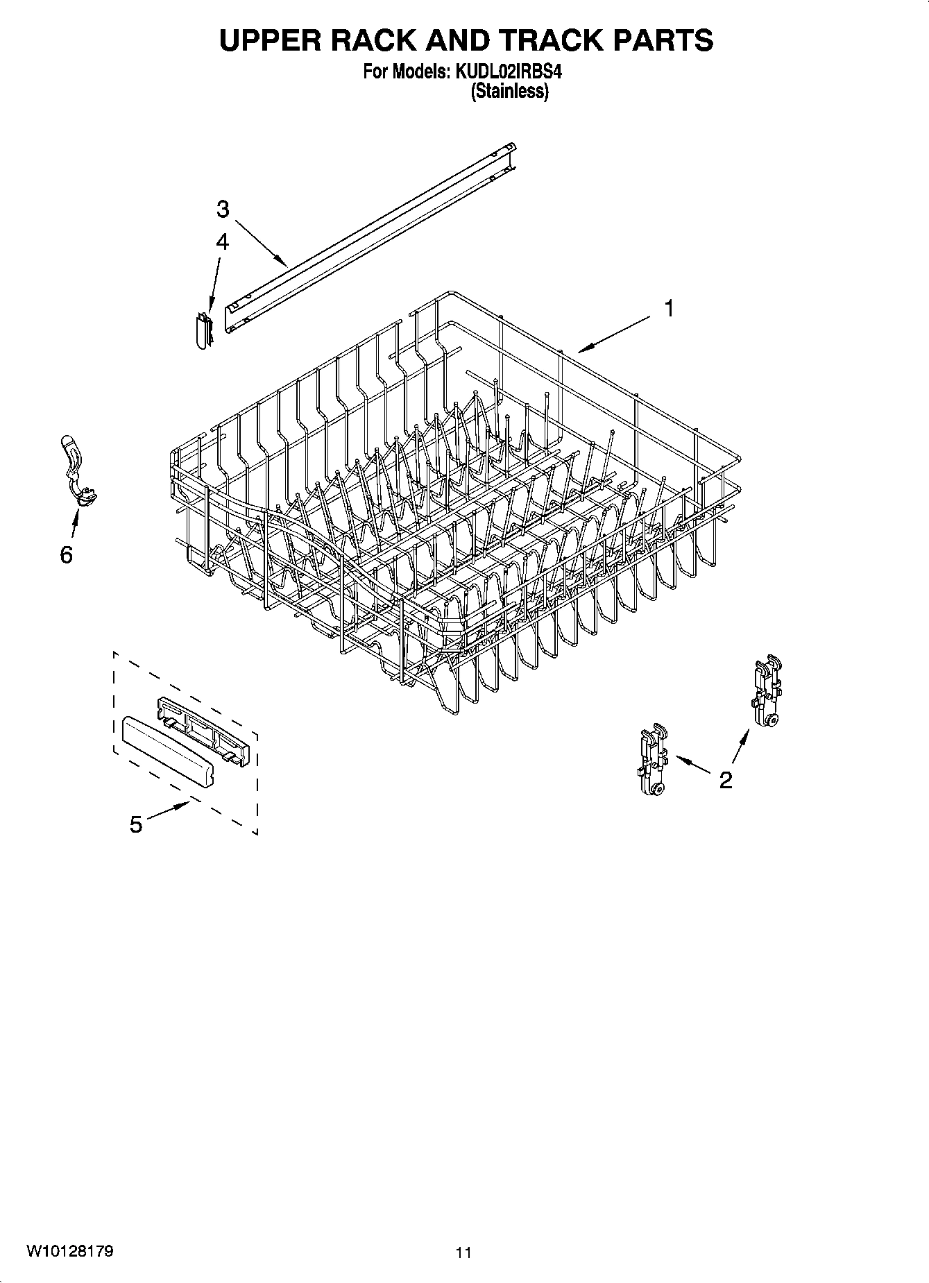 09 - UPPER RACK AND TRACK PARTS