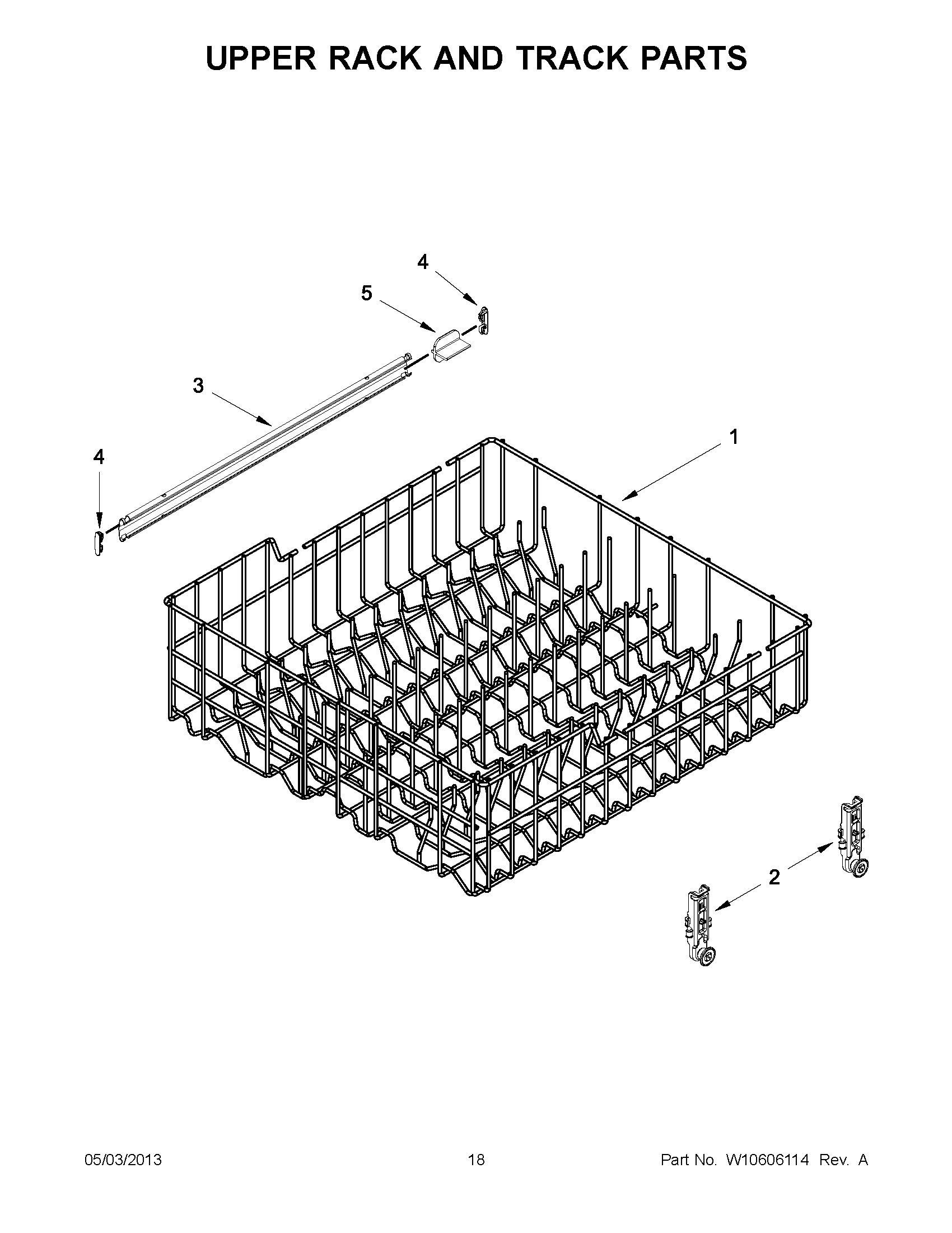 09 - UPPER RACK AND TRACK PARTS
