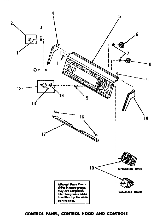 12 - CONTROL PANEL, CONTROL HOOD & CONTROLS