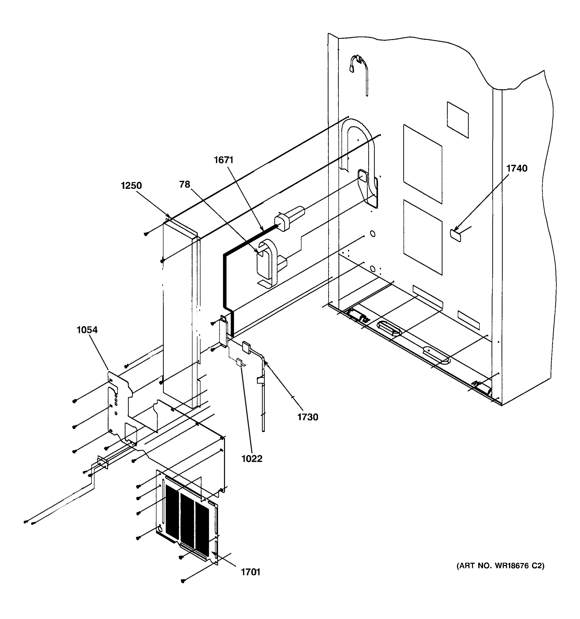 CABINET BACK