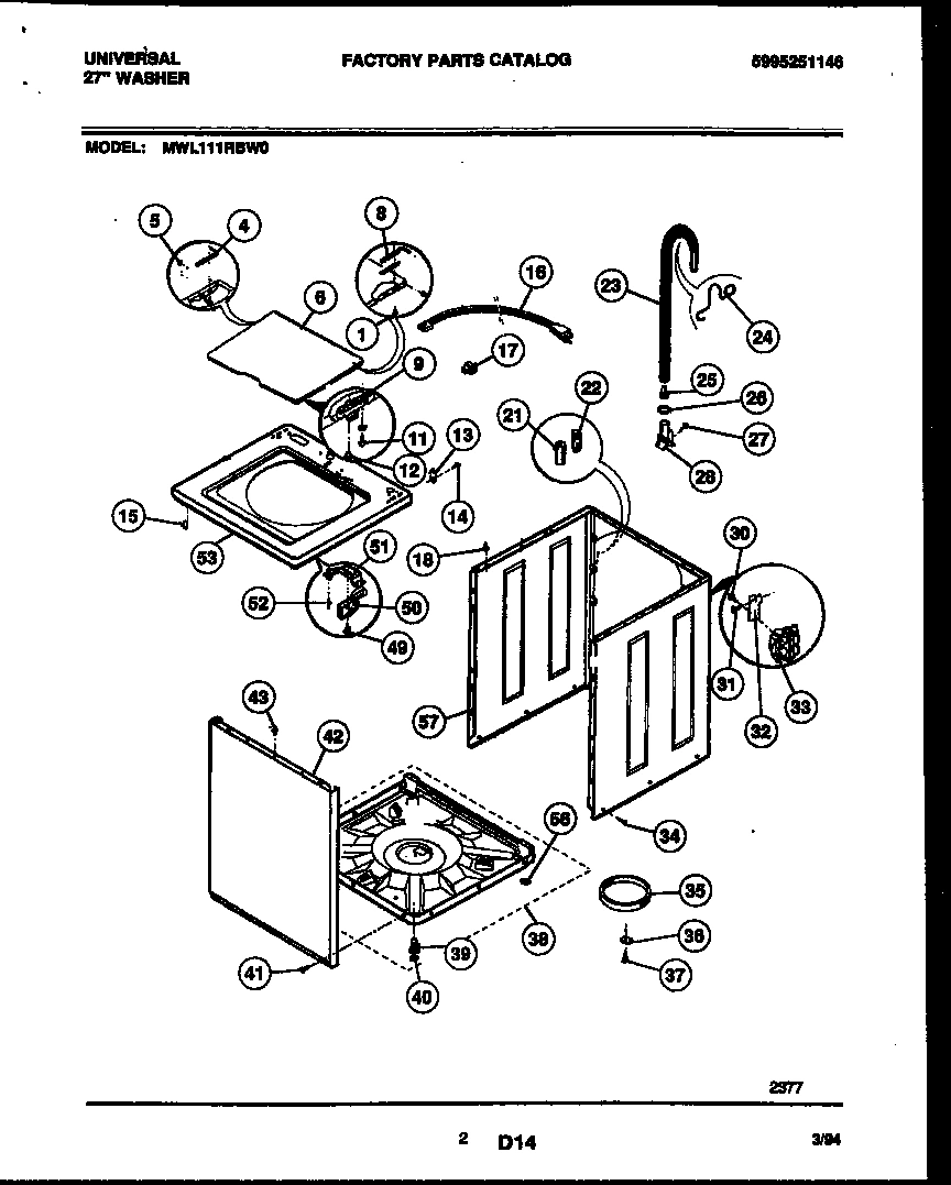 02 - CABINET AND COMPONENT PARTS