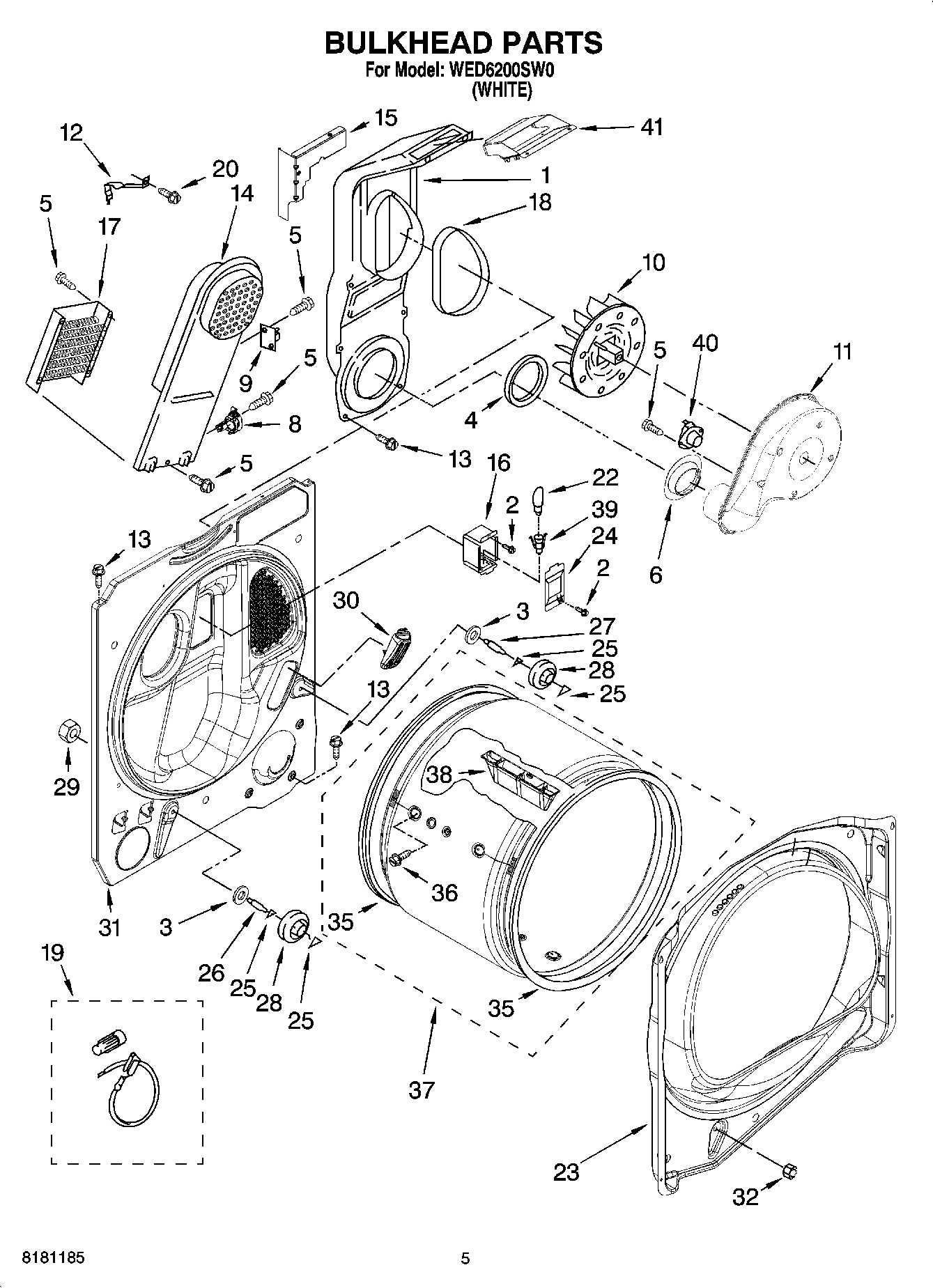 03 - BULKHEAD PARTS, OPTIONAL PARTS (NOT INCLUDED)