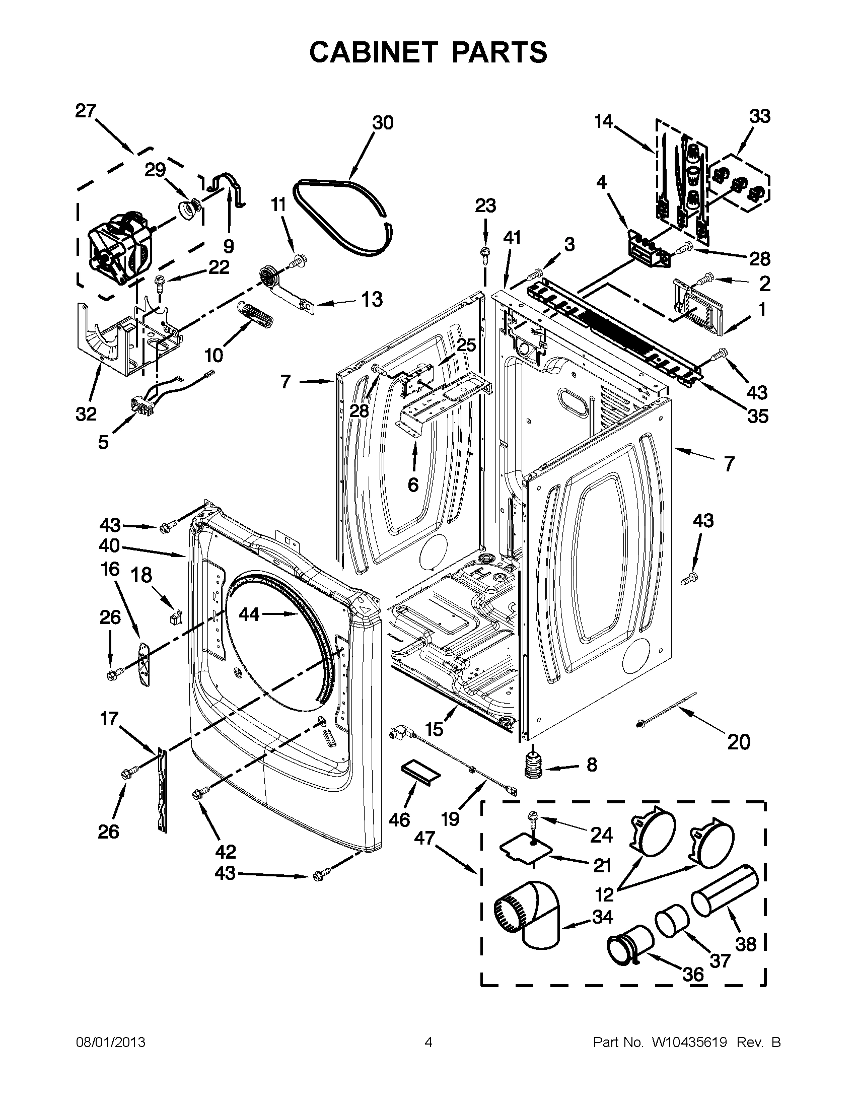 02 - CABINET PARTS