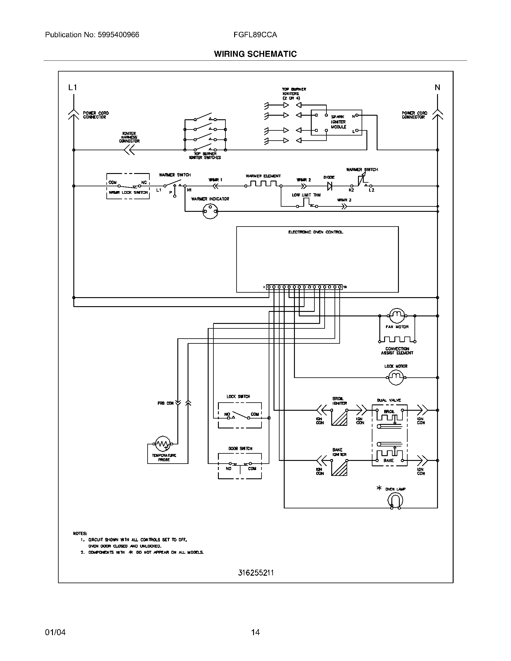 12 - WIRING SCHEMATIC