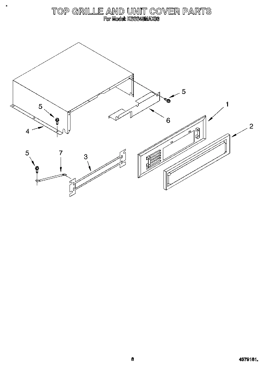 05 - TOP GRILLE AND UNIT COVER