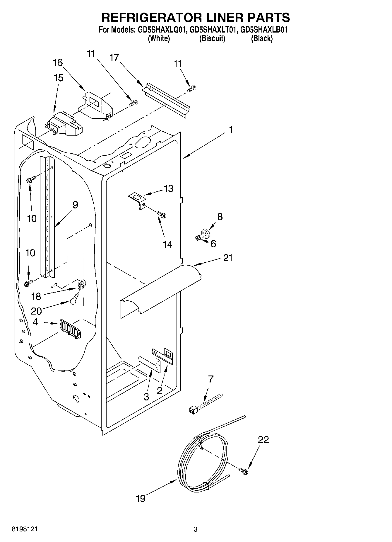 02 - REFRIGERATOR LINER