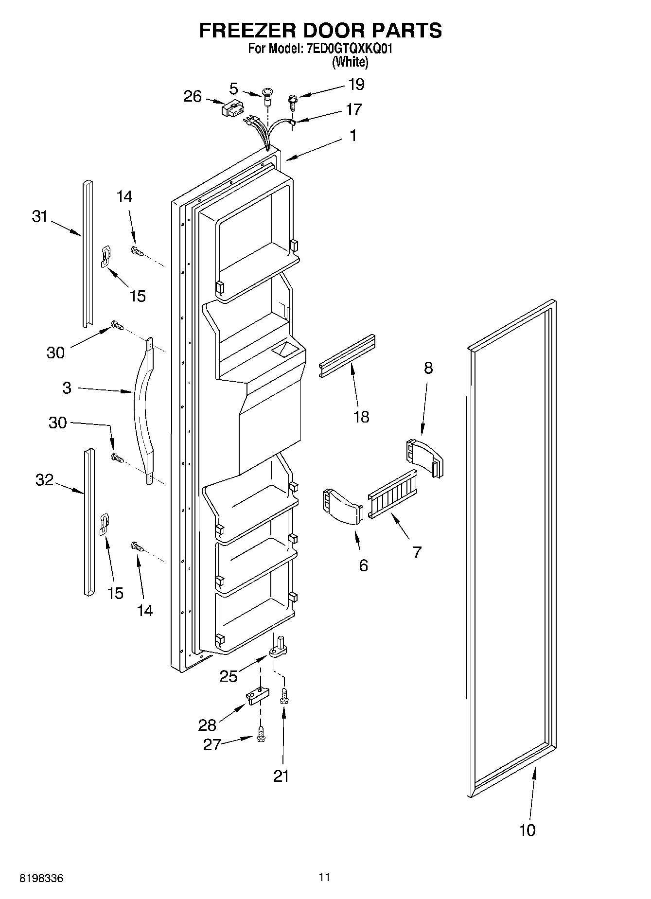 07 - FREEZER DOOR