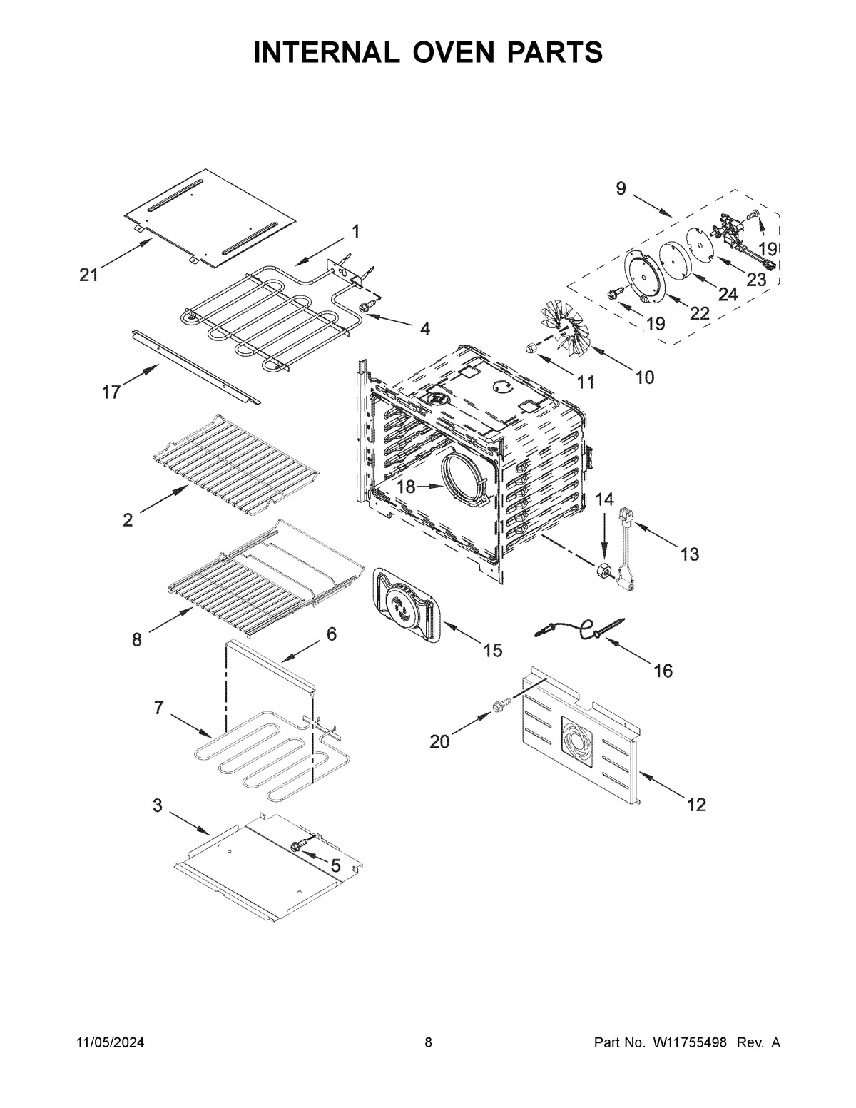 05 - INTERNAL OVEN PARTS