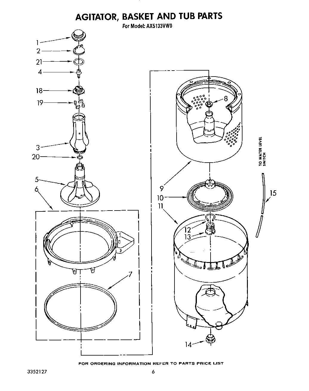 04 - AGITATOR, BASKET AND TUB