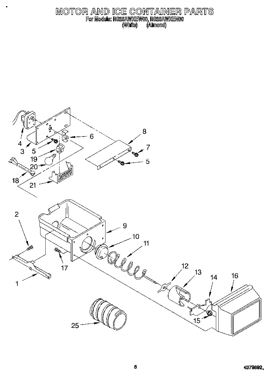 05 - MOTOR AND ICE CONTAINER