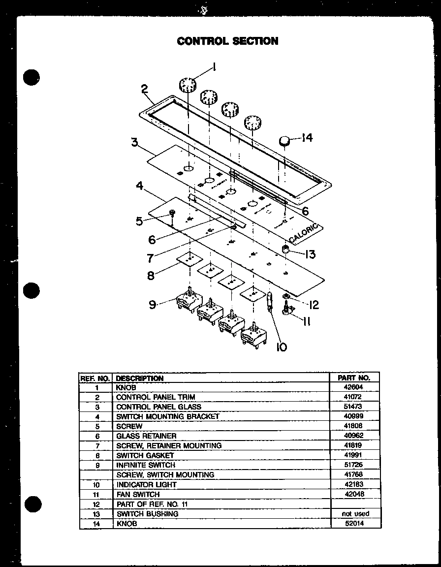 01 - CONTROL SECTION