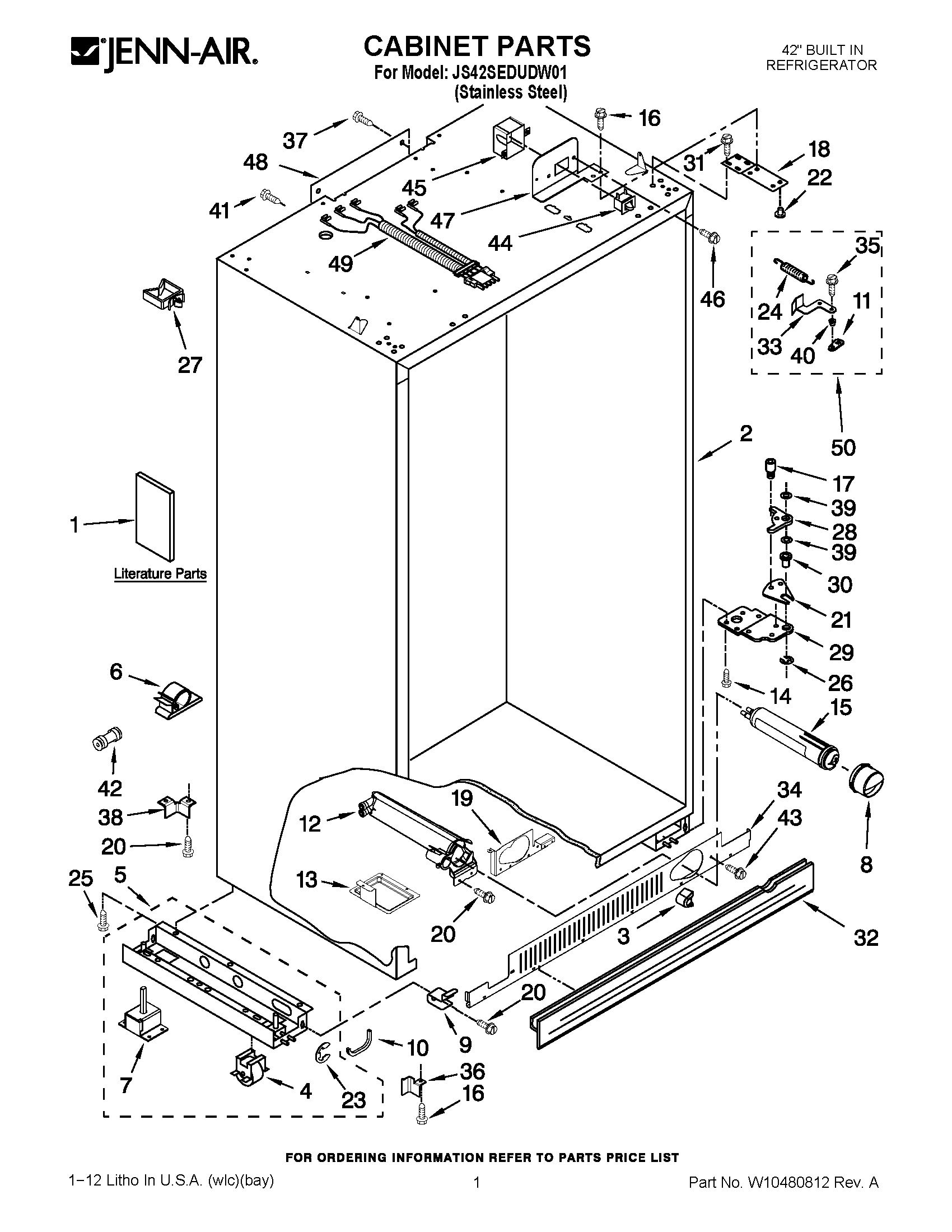 01 - CABINET PARTS