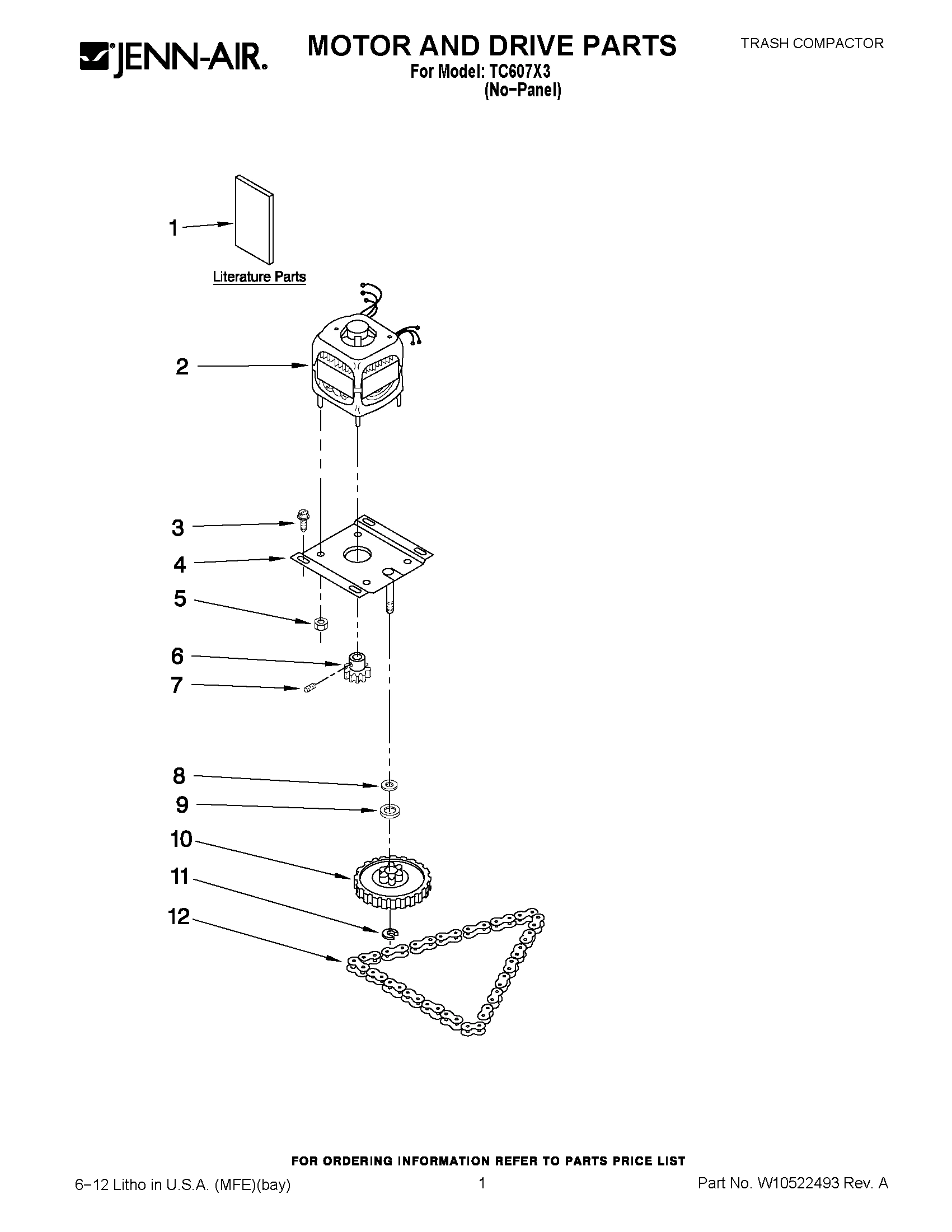 01 - MOTOR AND DRIVE PARTS