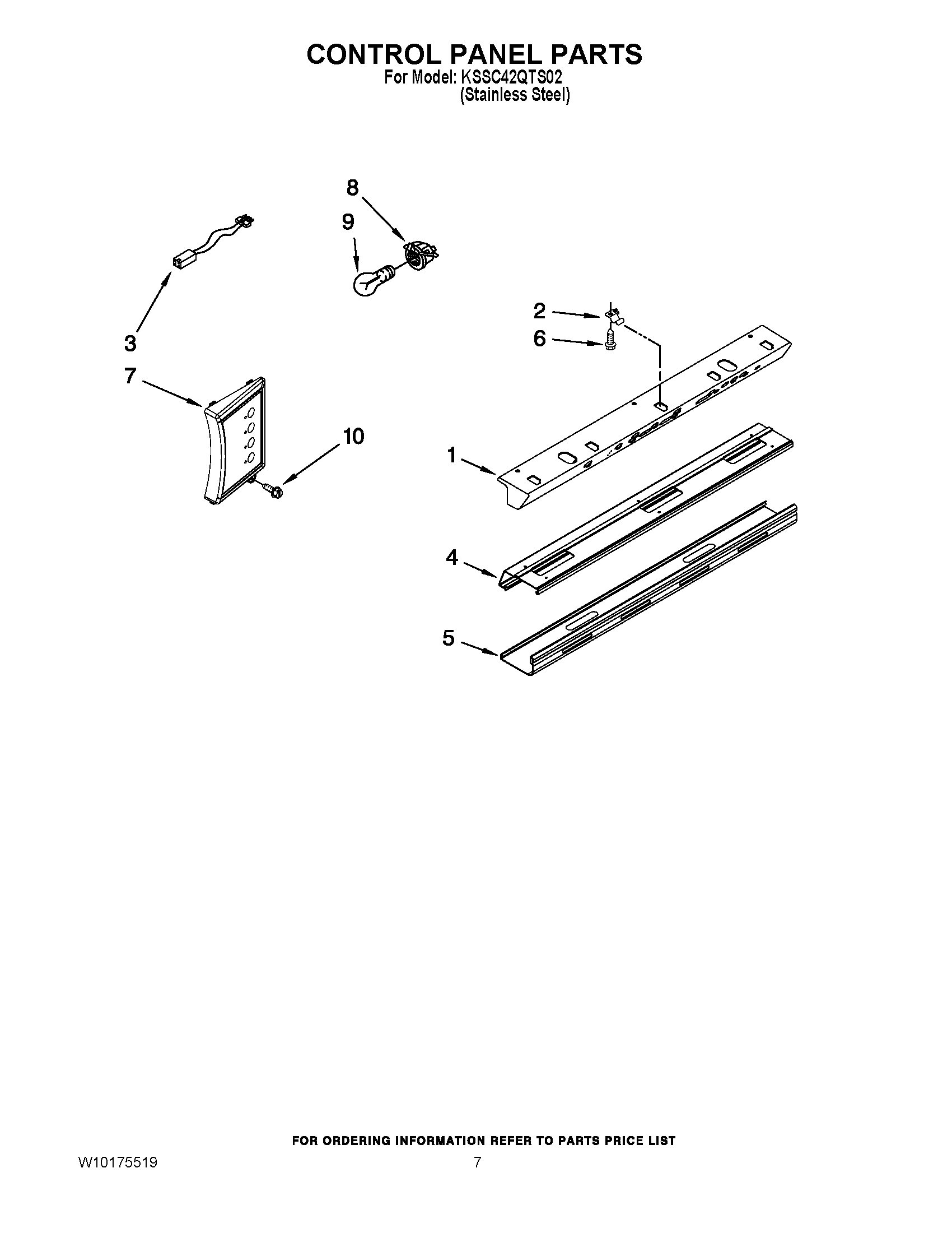05 - CONTROL PANEL PARTS