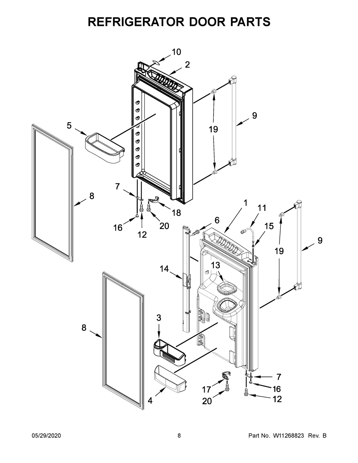 05 - REFRIGERATOR DOOR PARTS