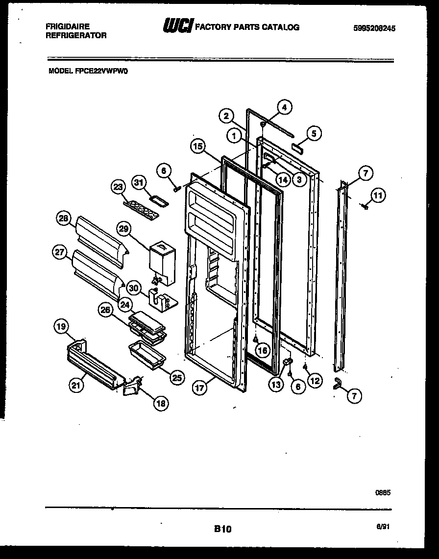 03 - REFRIGERATOR DOOR PARTS