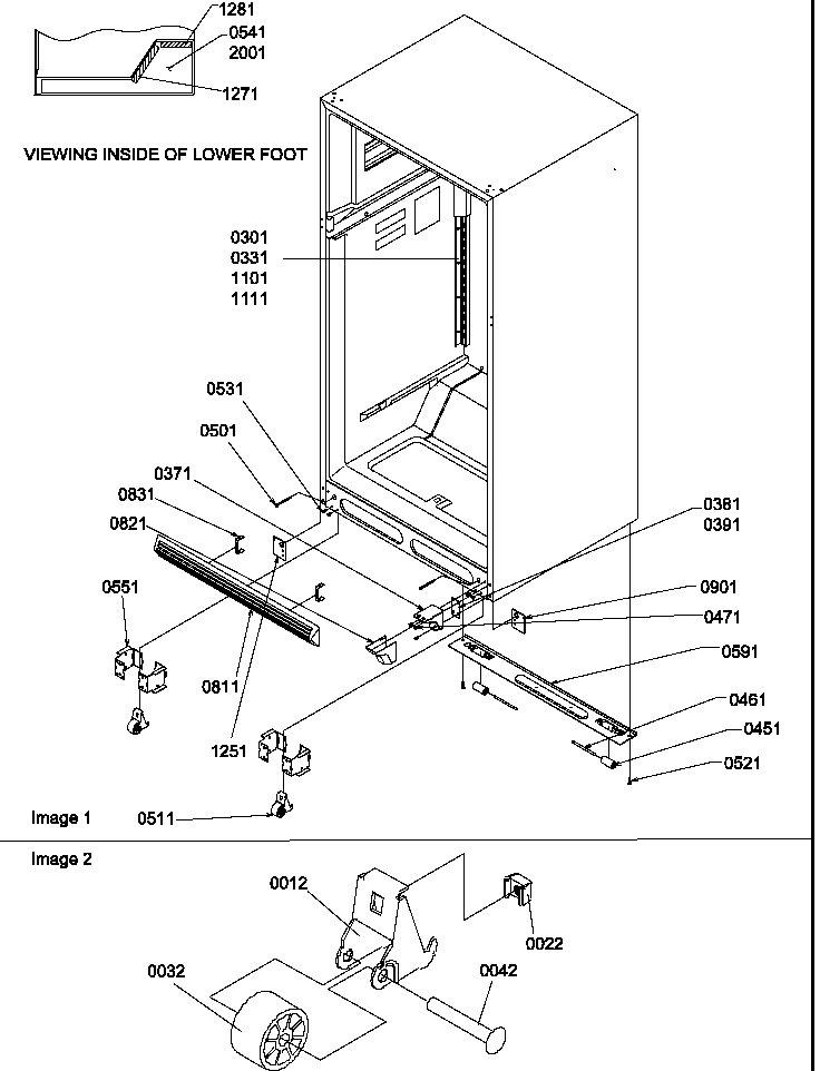 07 - LADDERS, LOWER CABINET AND ROLLERS